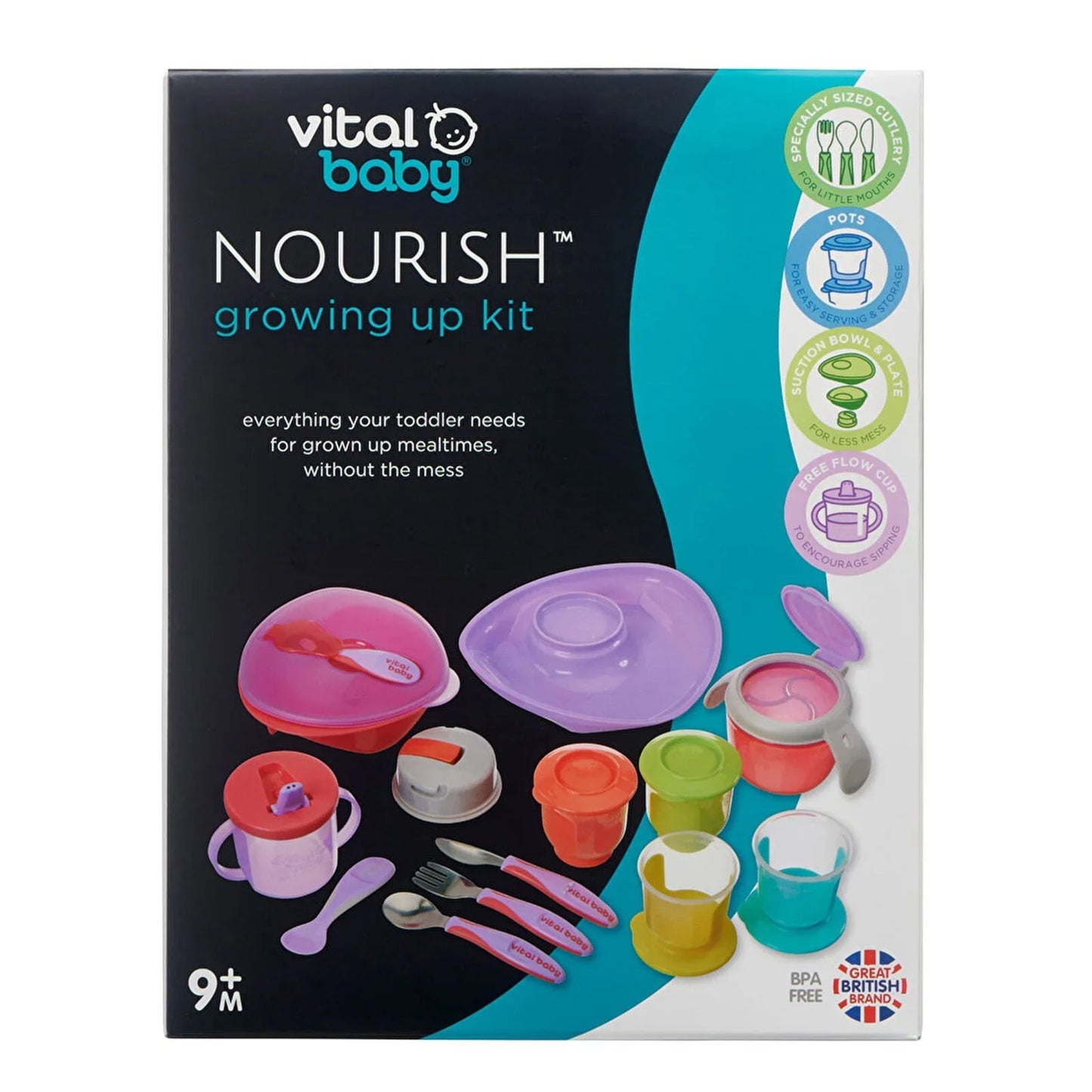 Vital Baby Nourish Growing Up Kit 9+ months - Fizz - mezetto ebebek ebebek