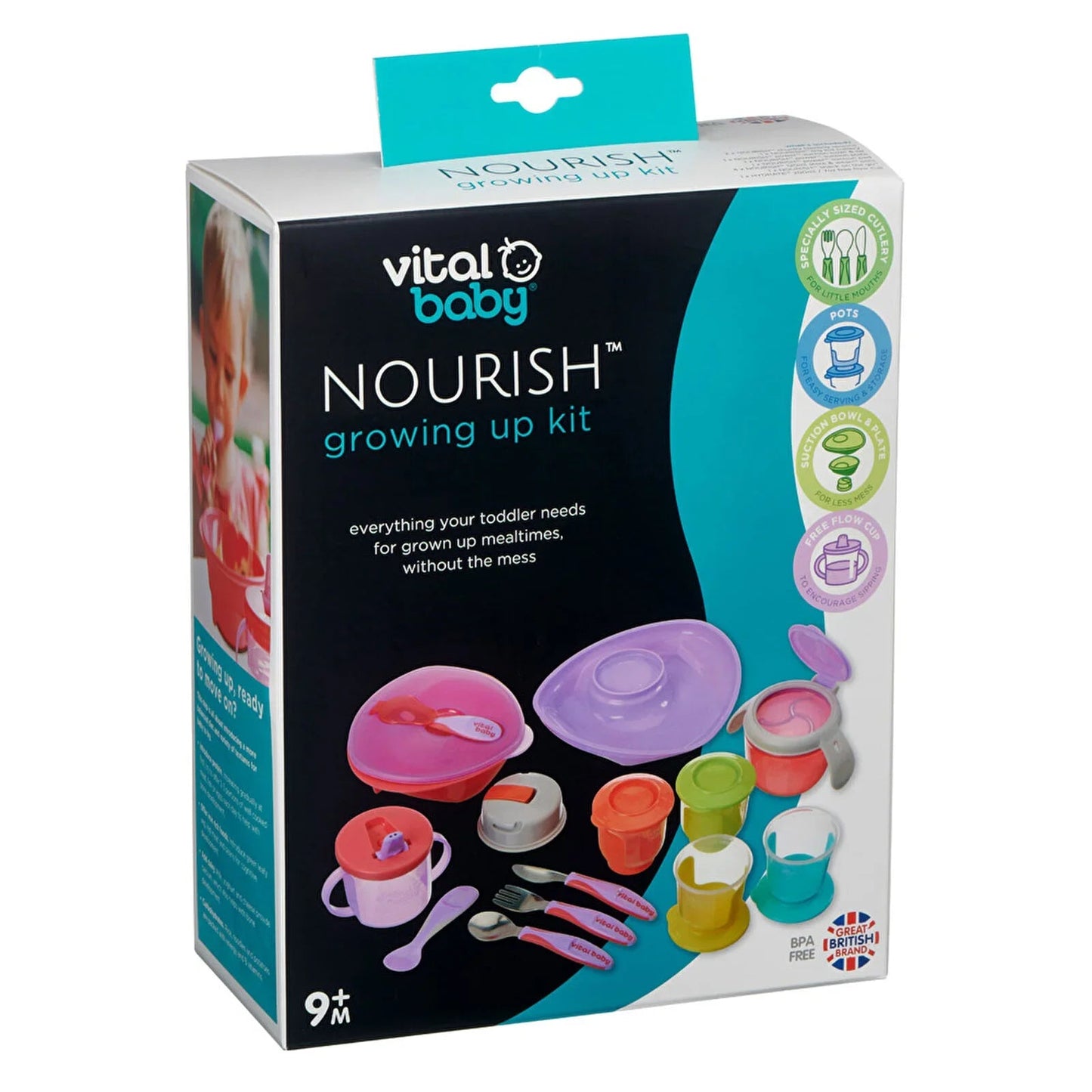 Vital Baby Nourish Growing Up Kit 9+ months - Fizz - mezetto ebebek ebebek