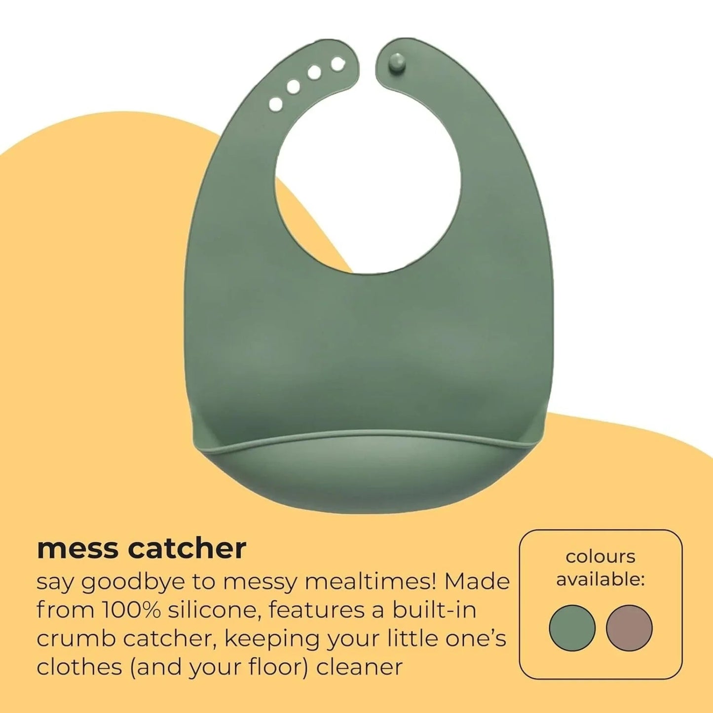 Vital Baby Nourish Mess Catcher - Natural Moss - mezetto ebebek ebebek