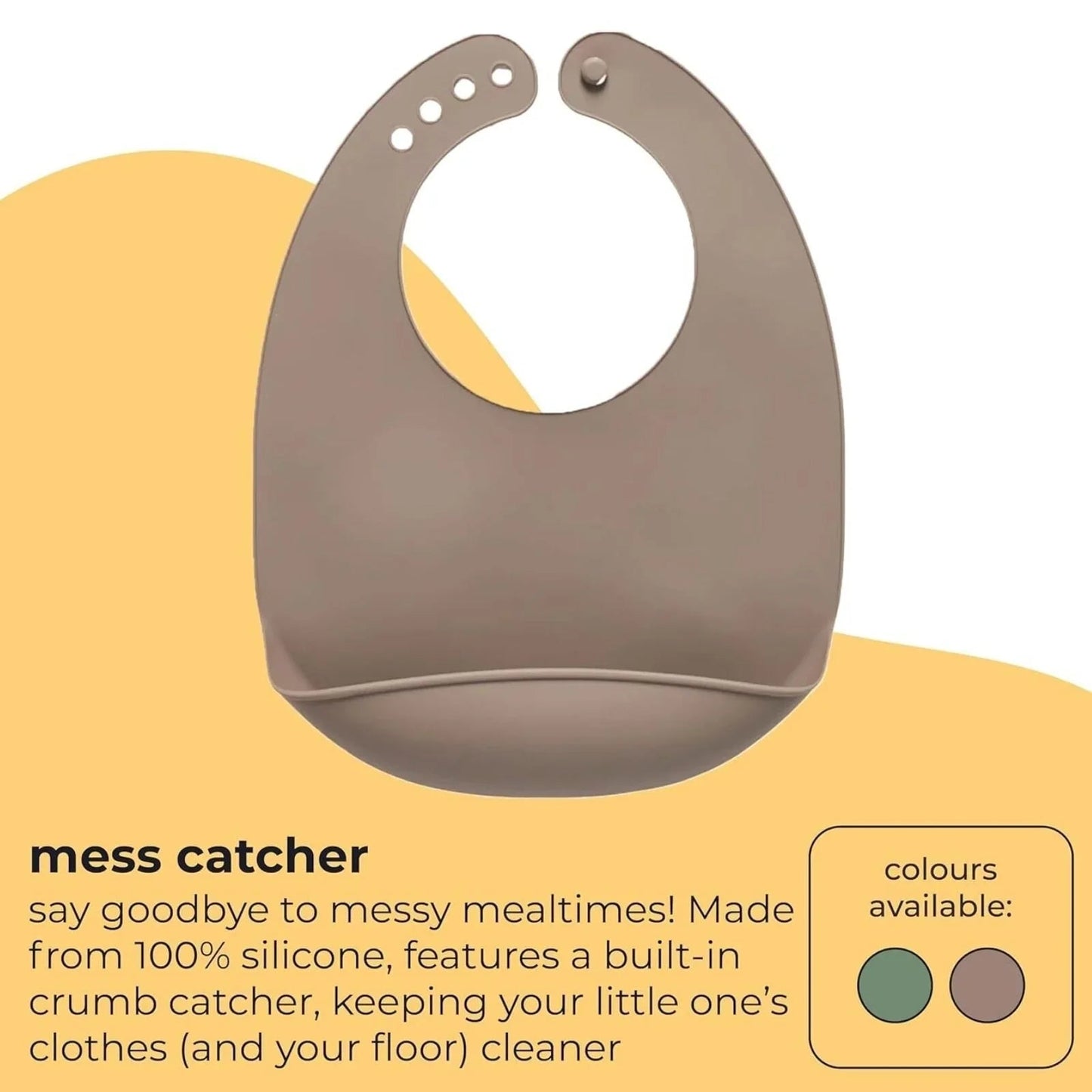 Vital Baby Nourish Mess Catcher - Natural Stone - mezetto ebebek ebebek