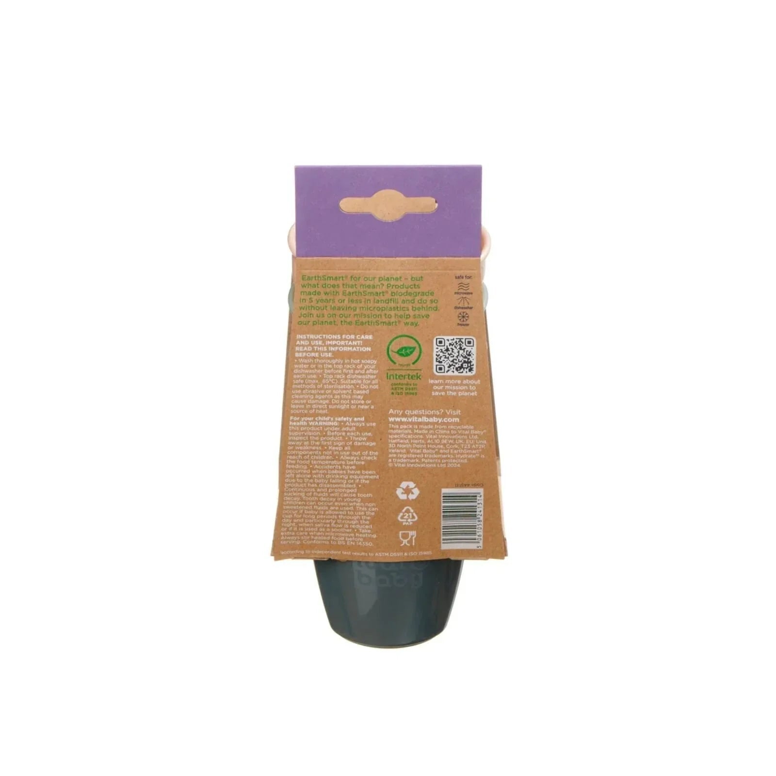 Vital Baby Nourish Perfectly Simple Cups Pack of 5 - mezetto ebebek ebebek