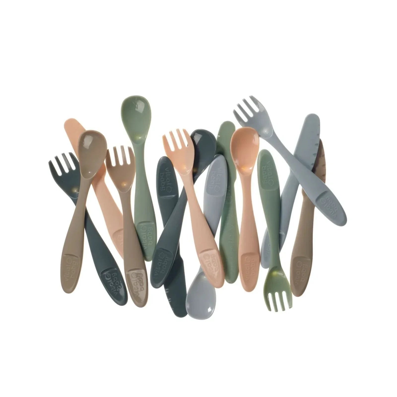 Vital Baby Nourish Perfectly Simple Cutlery Pack of 15 - mezetto ebebek ebebek