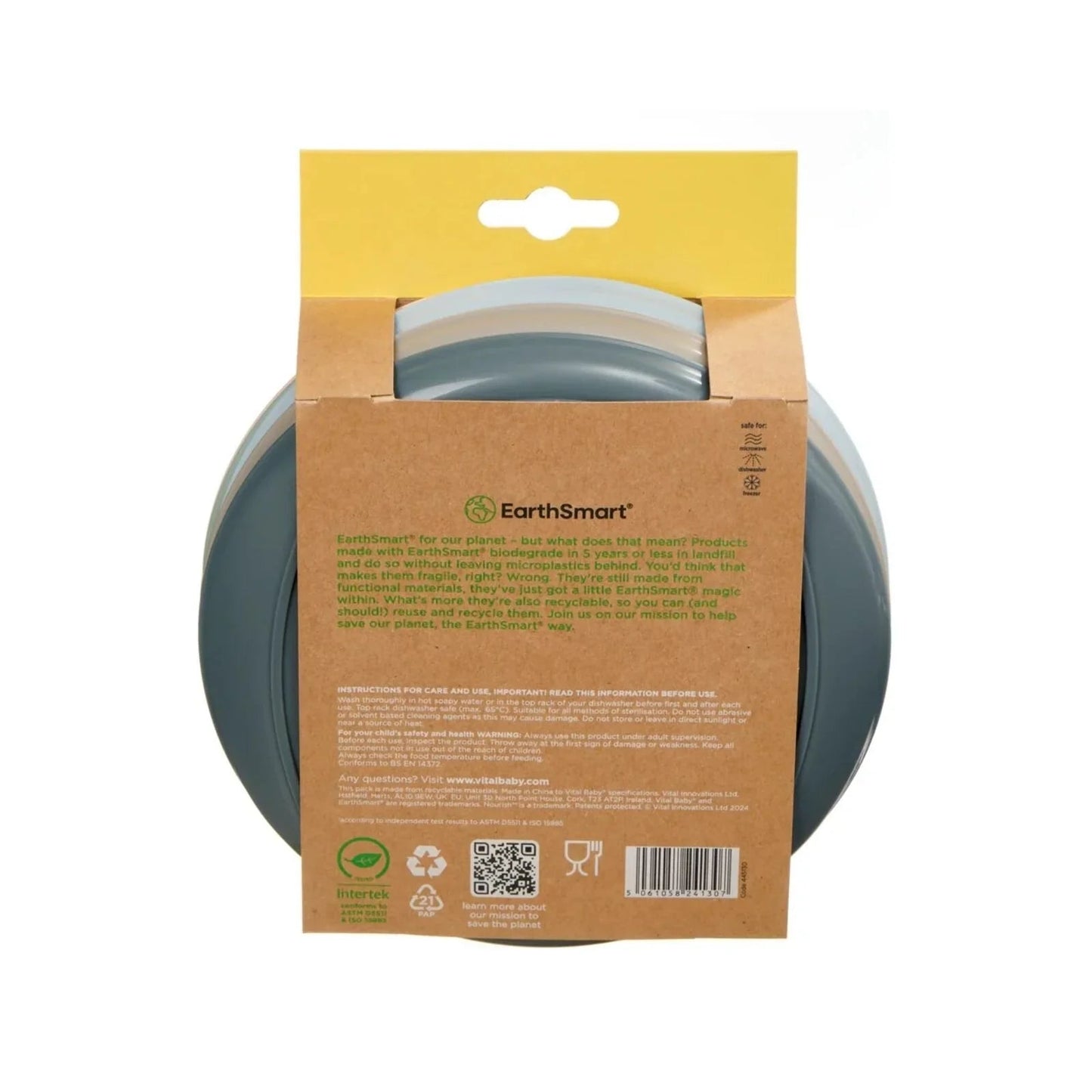 Vital Baby Nourish Perfectly Simple Plates Pack of 5 - mezetto ebebek ebebek