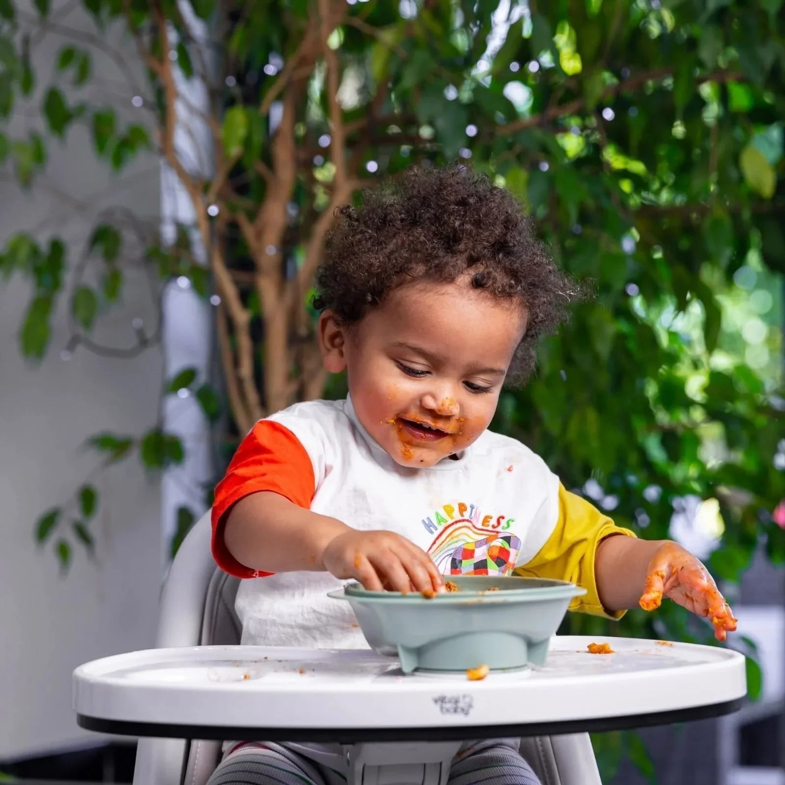Vital Baby Nourish Power Suction Bowl - Natural Berry - mezetto ebebek ebebek