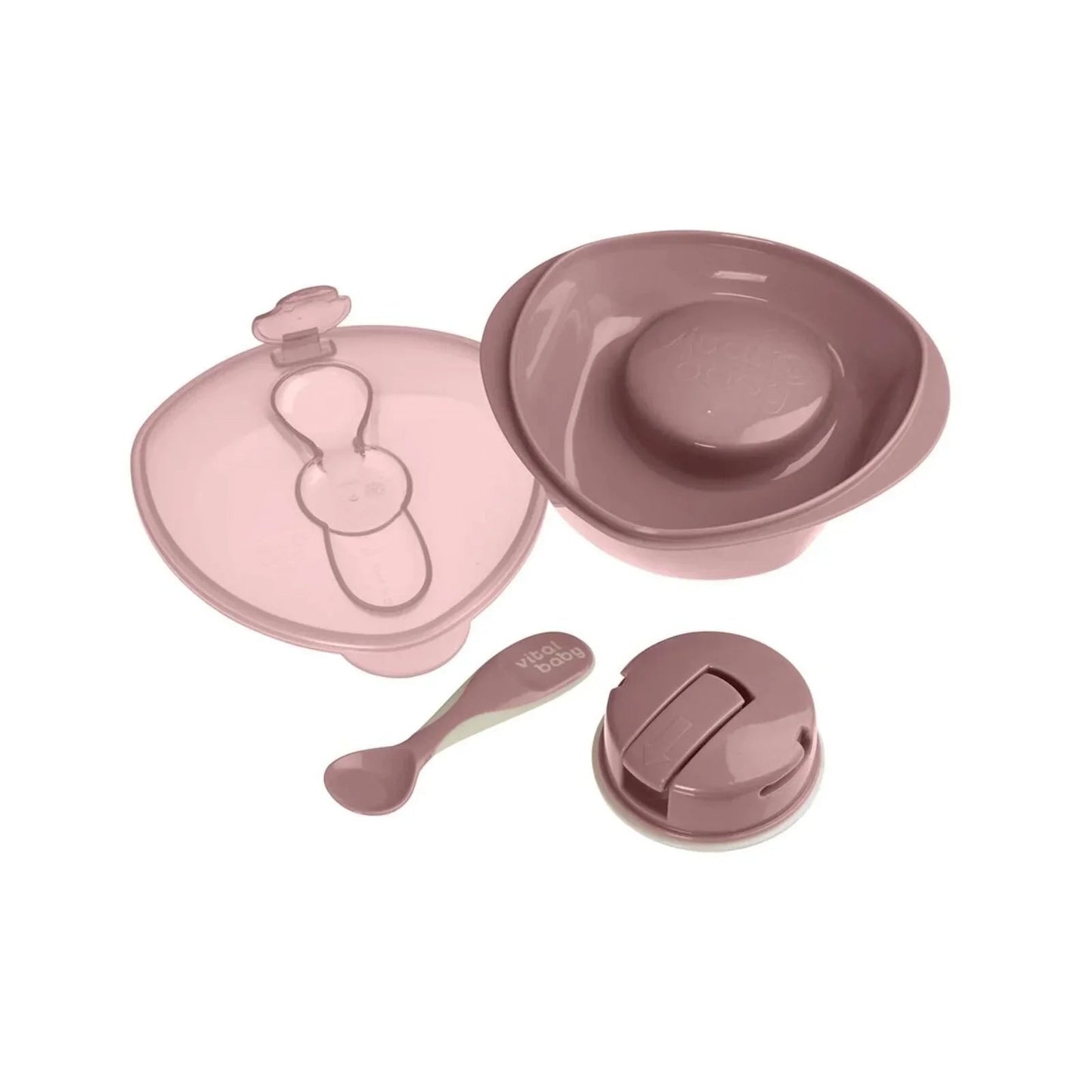 Vital Baby Nourish Power Suction Bowl - Natural Berry - mezetto ebebek ebebek