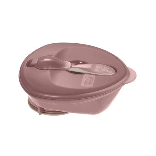 Vital Baby Nourish Power Suction Bowl - Natural Berry - mezetto ebebek ebebek