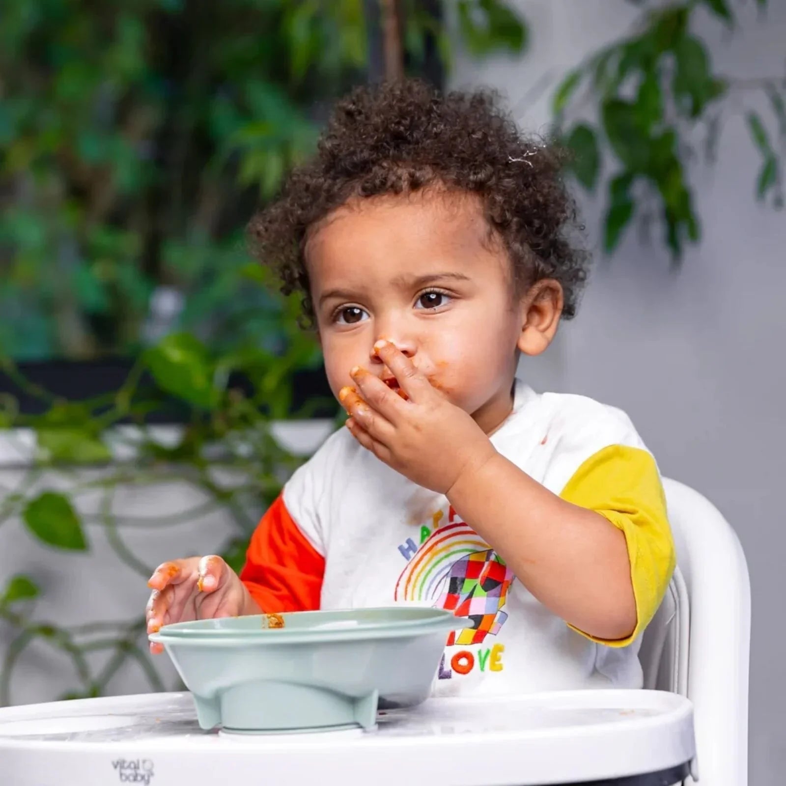 Vital Baby Nourish Power Suction Bowl - Natural Berry - mezetto ebebek ebebek