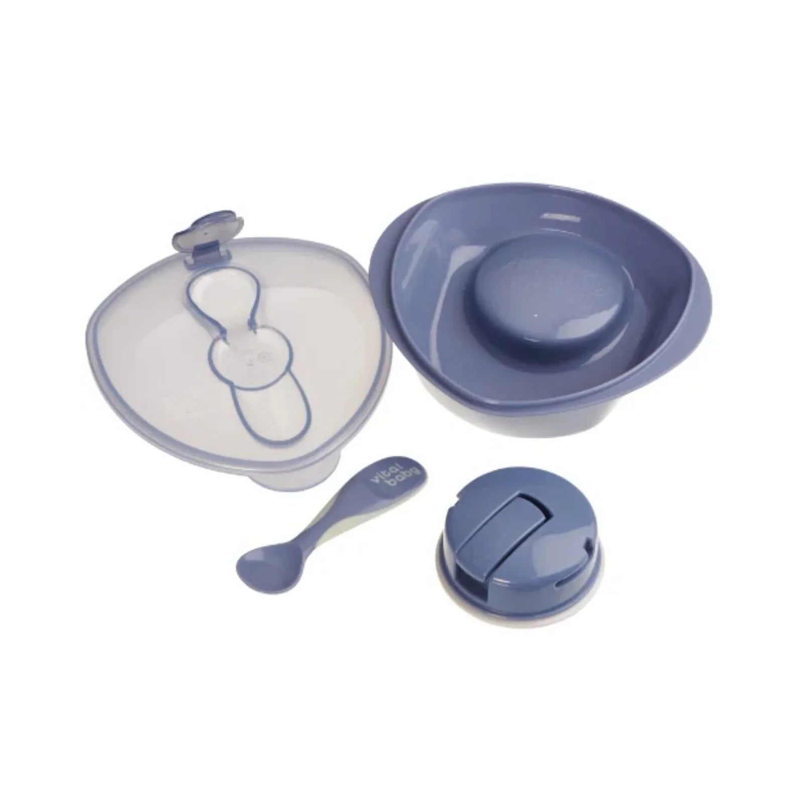 Vital Baby Nourish Power Suction Bowl - Natural Grape - mezetto ebebek ebebek