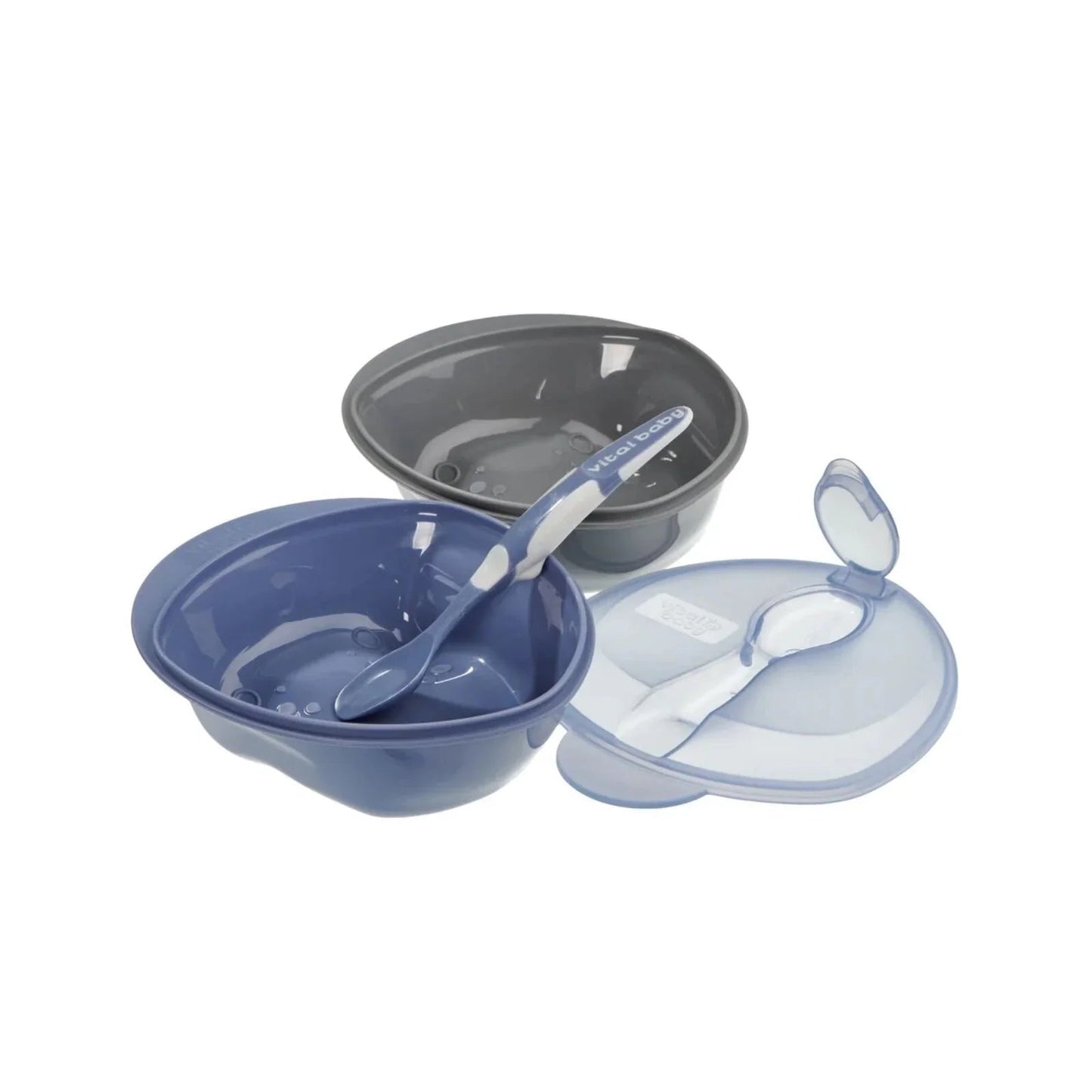 Vital Baby Nourish Scoop Feeding Set 2 pcs - Natural Grape - mezetto ebebek ebebek