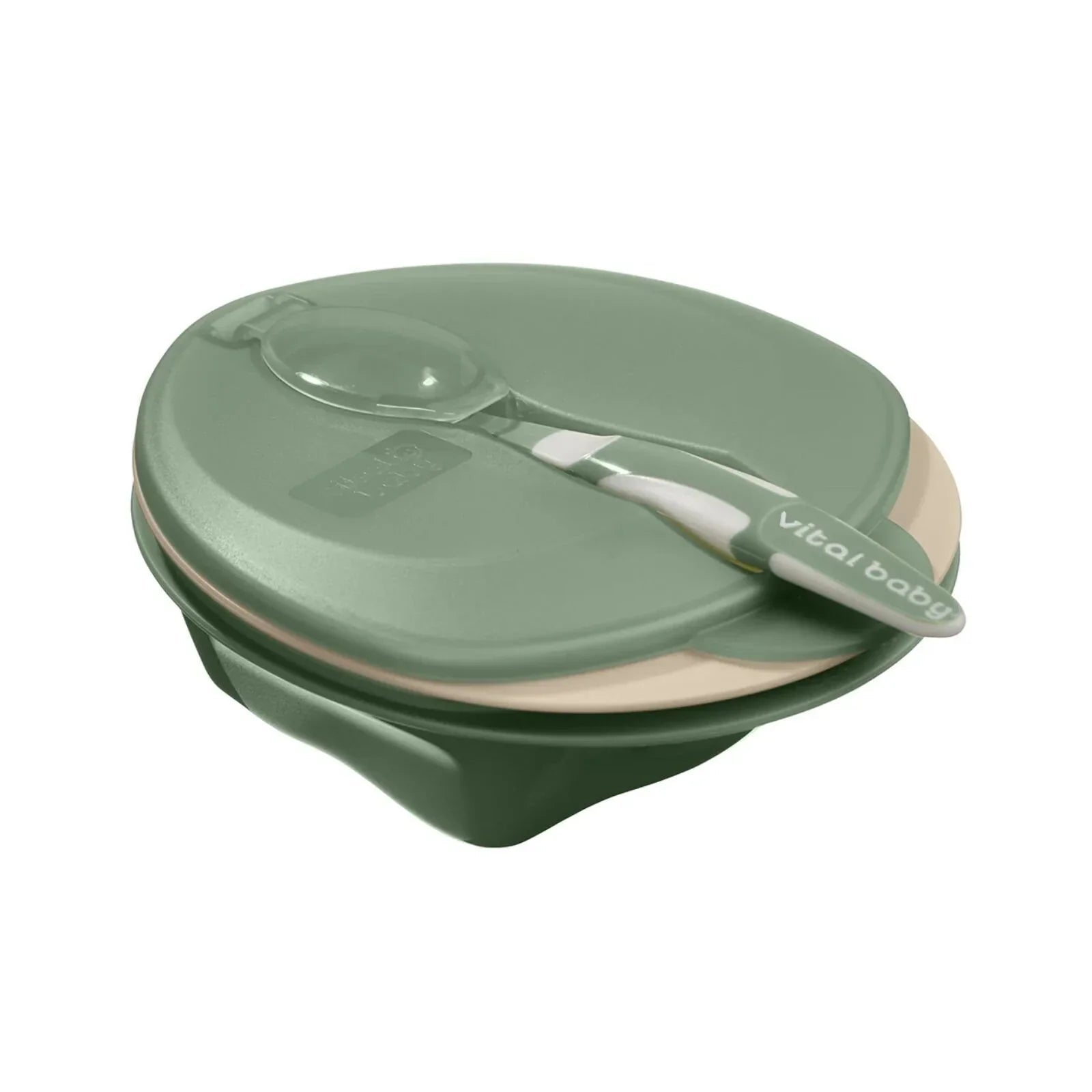Vital Baby Nourish Scoop Feeding Set 2 pcs - Natural Moss - mezetto ebebek ebebek