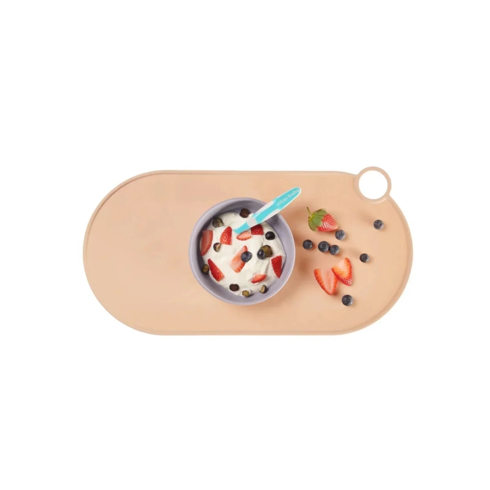 Vital Baby Nourish Silicone Grippy Mat - Sweet Butterscotch - mezetto ebebek ebebek