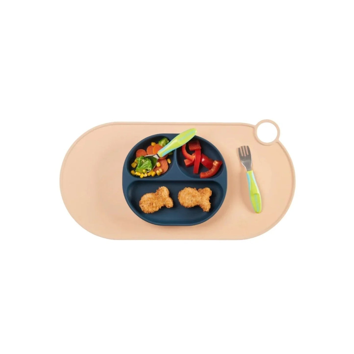 Vital Baby Nourish Silicone Grippy Mat - Sweet Butterscotch - mezetto ebebek ebebek