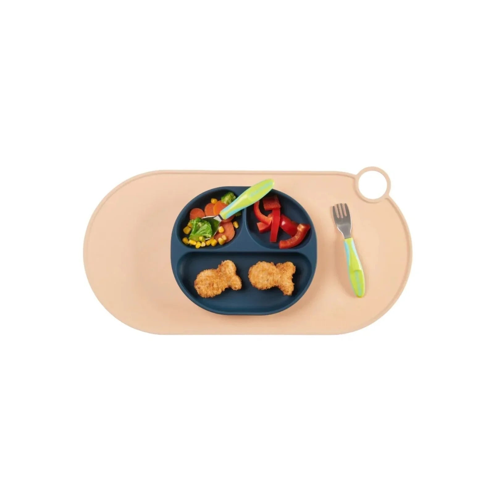 Vital Baby Nourish Silicone Grippy Mat - Sweet Butterscotch - mezetto ebebek ebebek