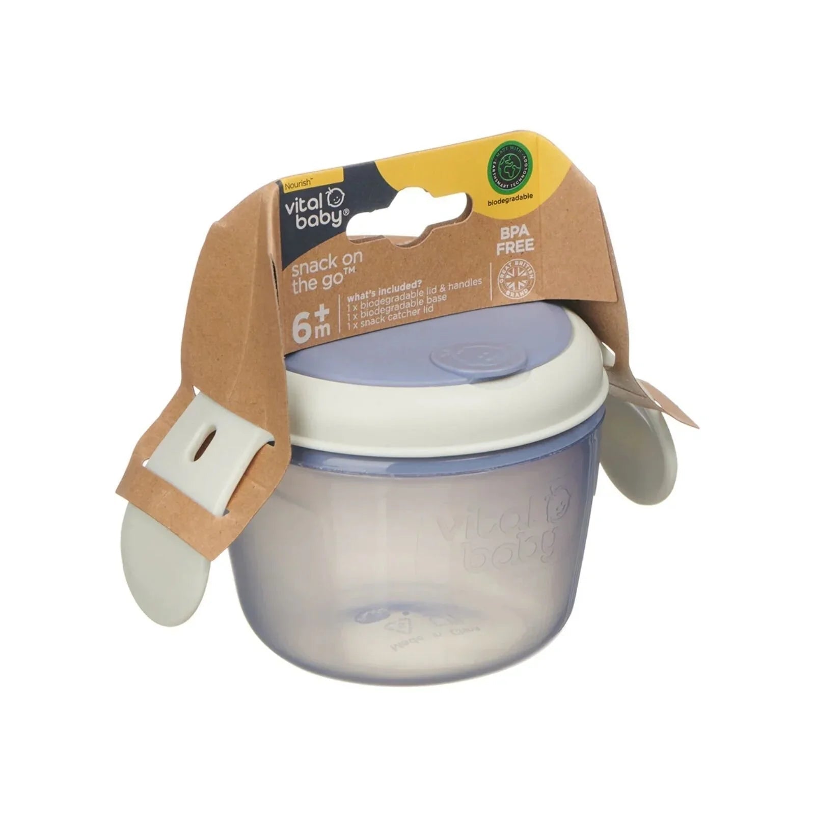 Vital Baby Nourish Snack On the Go - Natural Grape - mezetto ebebek ebebek
