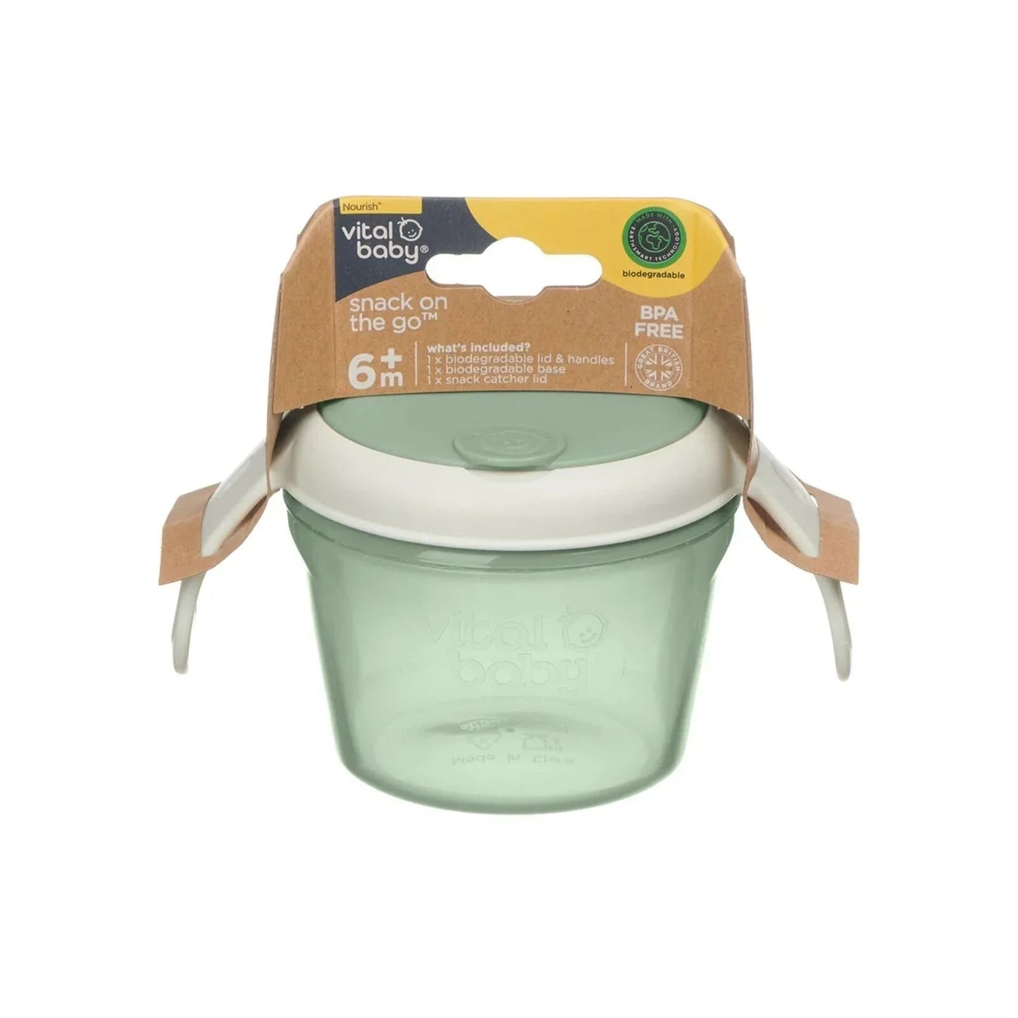 Vital Baby Nourish Snack On the Go - Natural Moss - mezetto ebebek ebebek