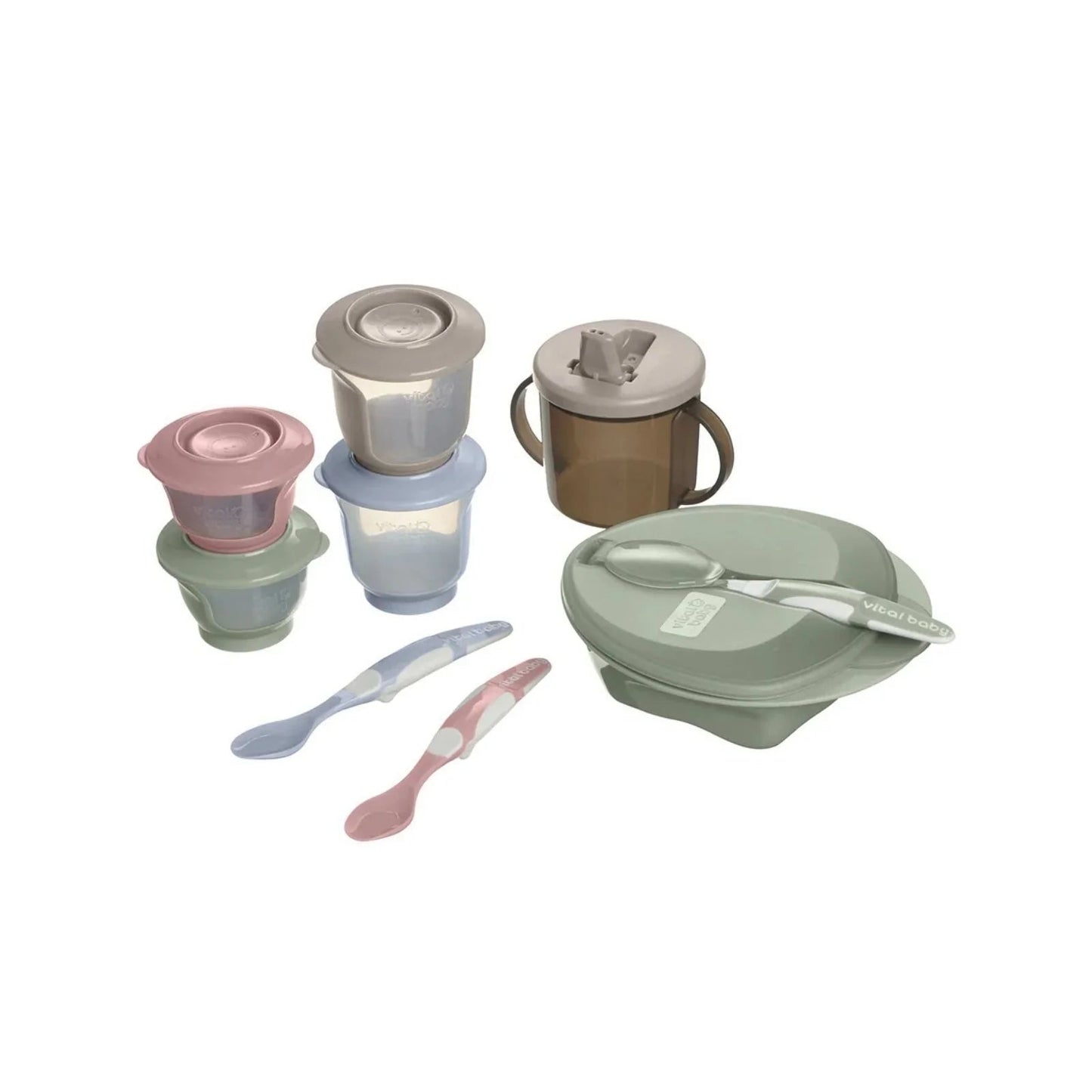 Vital Baby Nourish Start Weaning Kit - Natural - mezetto ebebek ebebek