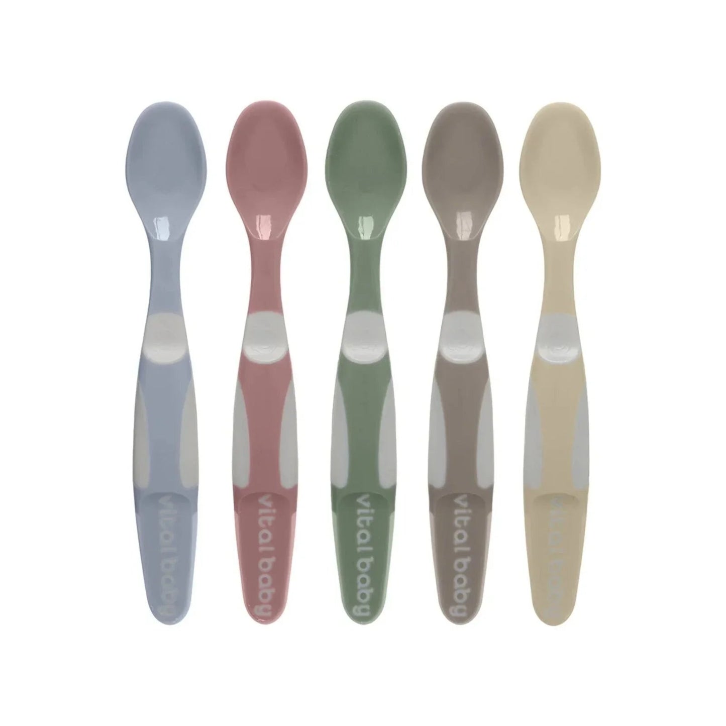 Vital Baby Nourish Start Weaning Spoons Natural Pack of 5 - mezetto ebebek ebebek