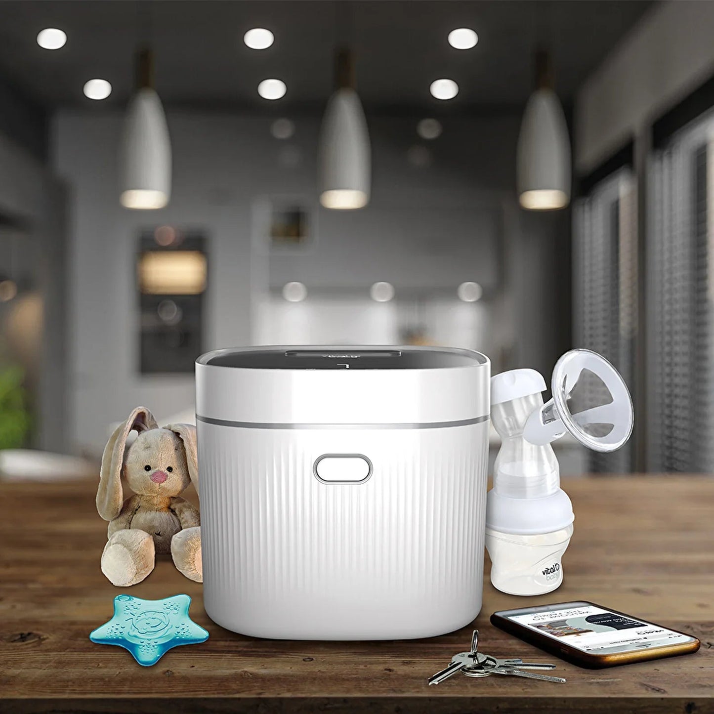 Vital Baby Nurture Advanced Pro UV Steriliser & Dryer - White - mezetto ebebek ebebek