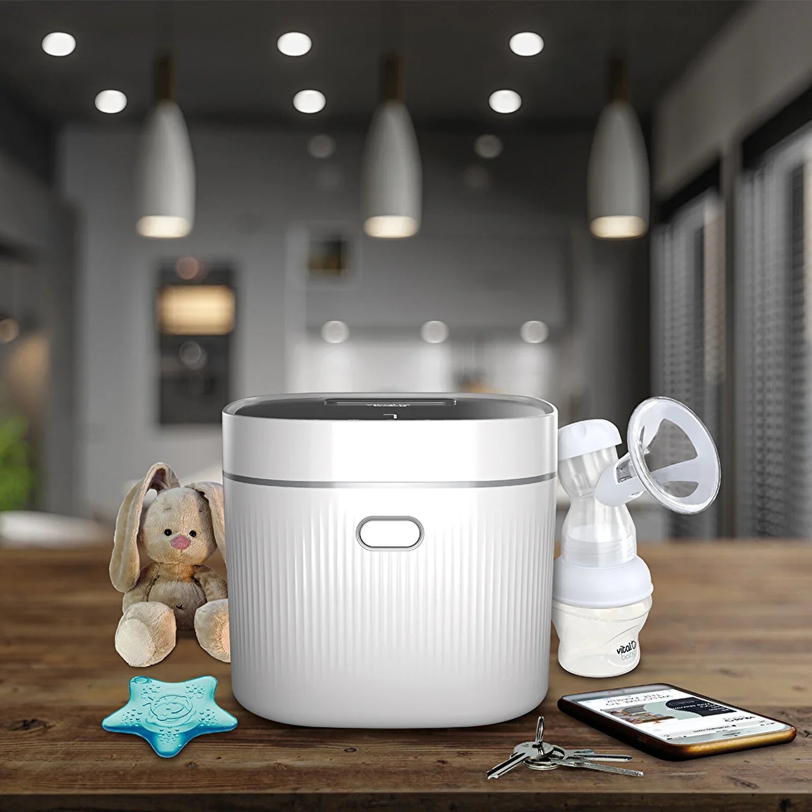 Vital Baby Nurture Advanced Pro UV Steriliser & Dryer - White - mezetto ebebek ebebek