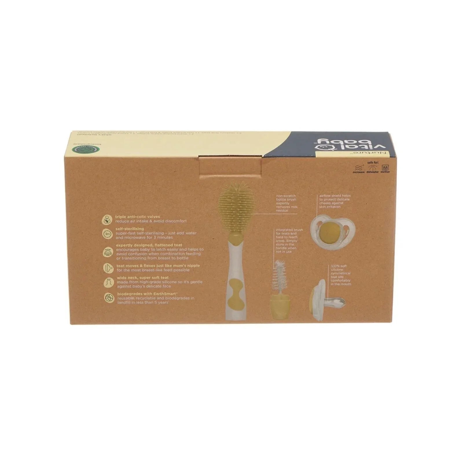 Vital Baby Nurture Breast Like Starter Set - mezetto ebebek ebebek