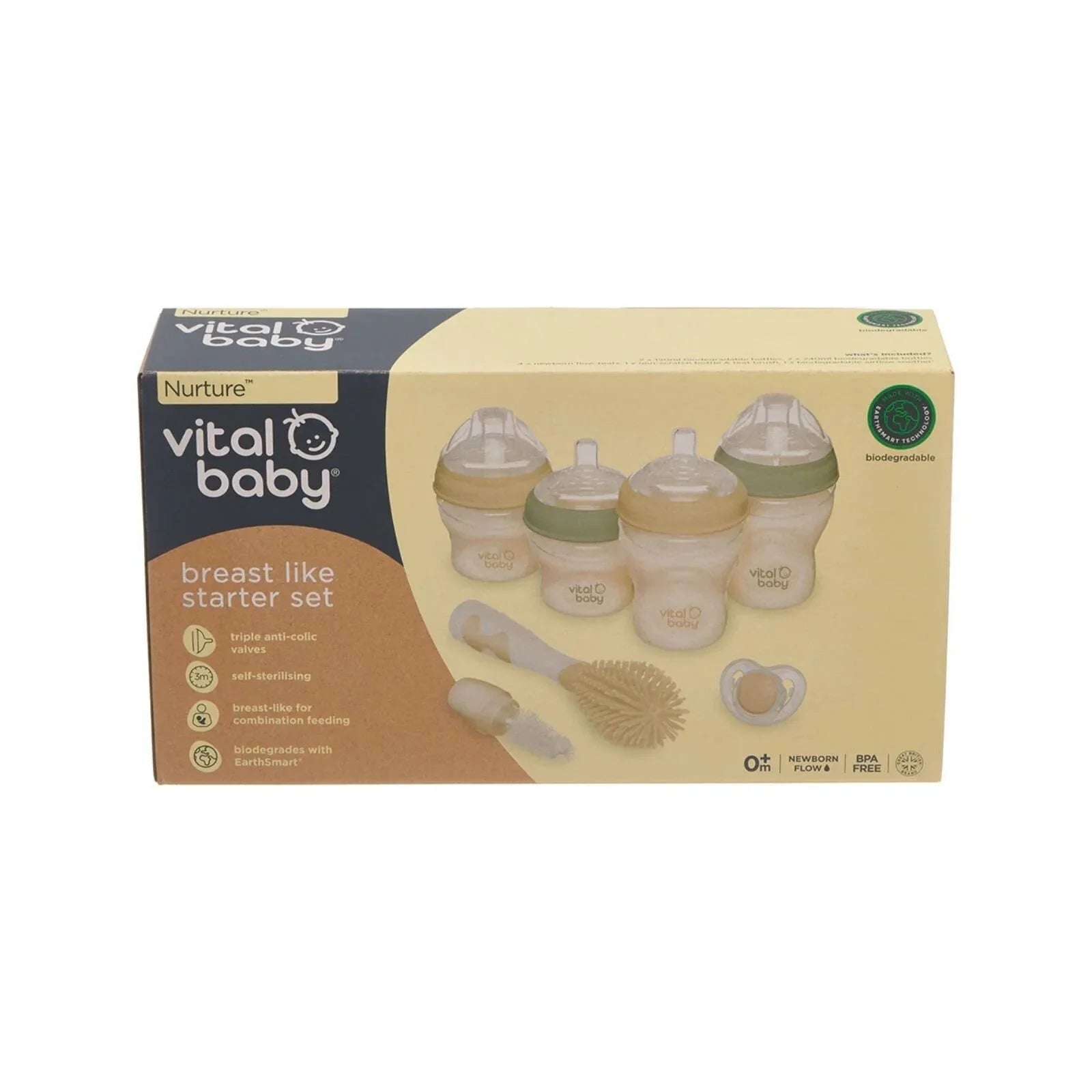 Vital Baby Nurture Breast Like Starter Set - mezetto ebebek ebebek