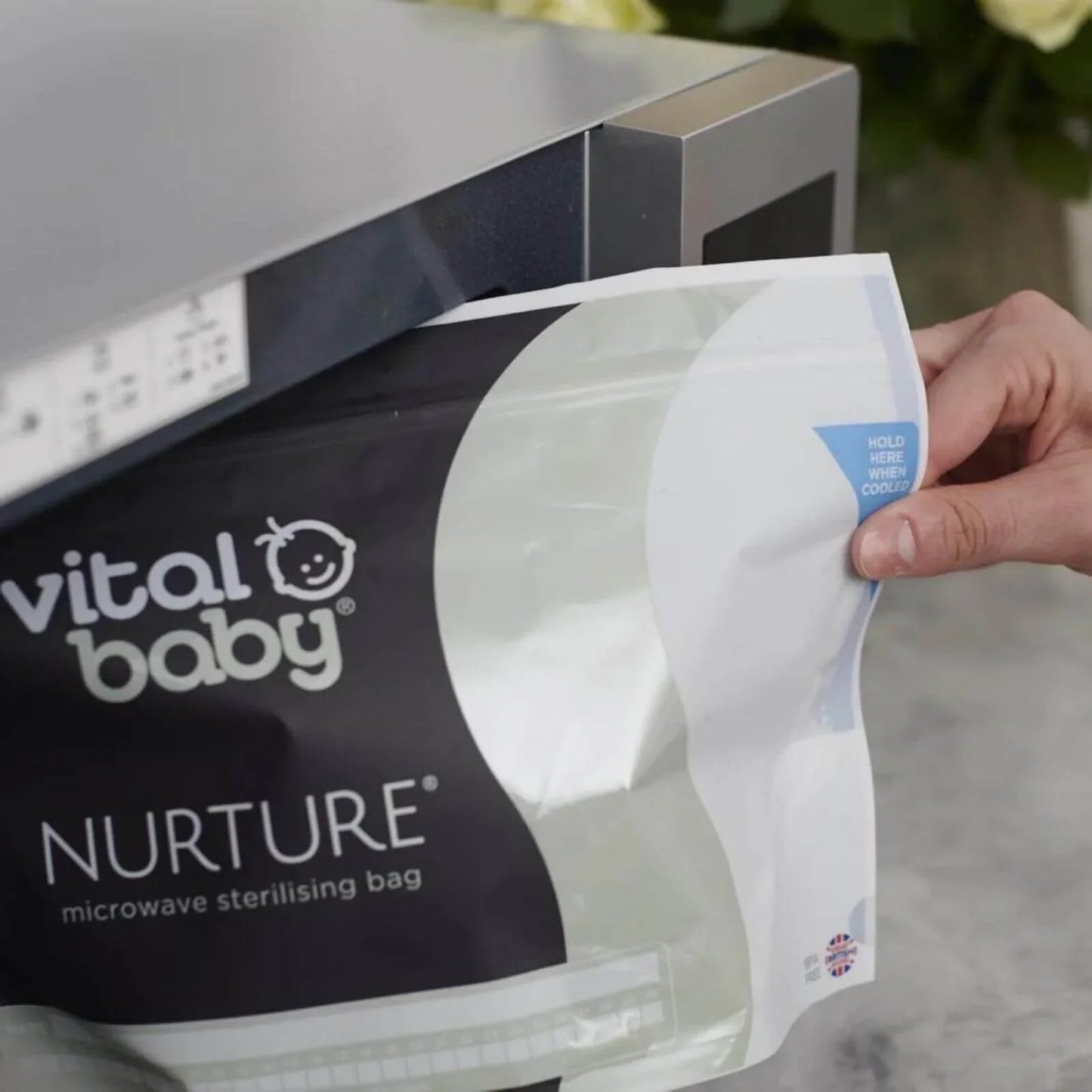 Vital Baby Nurture Microwave Sterilising Bags 5 pcs - mezetto ebebek ebebek