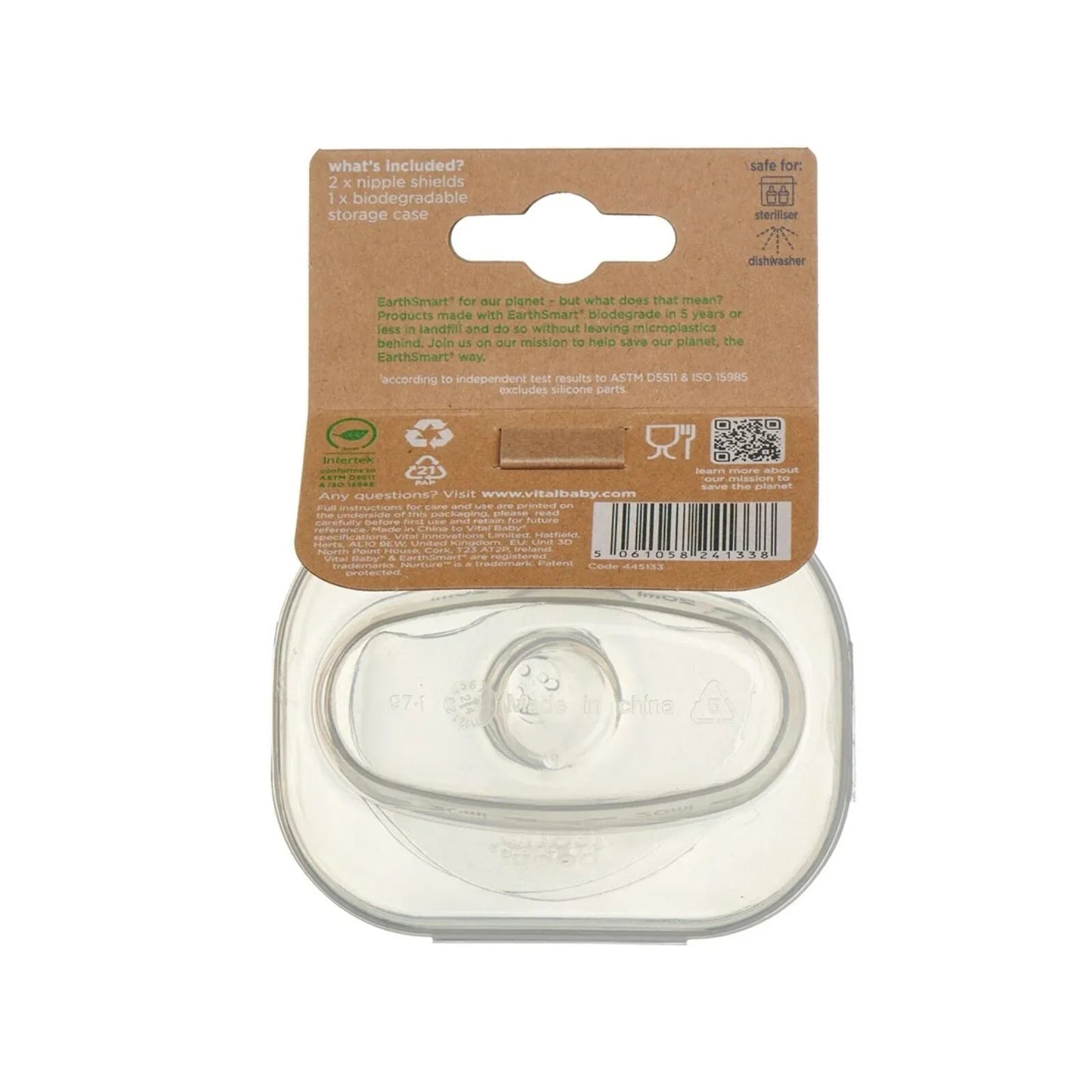 Vital Baby Nurture Protect & Care Nipple Shields 2 pcs - mezetto ebebek ebebek