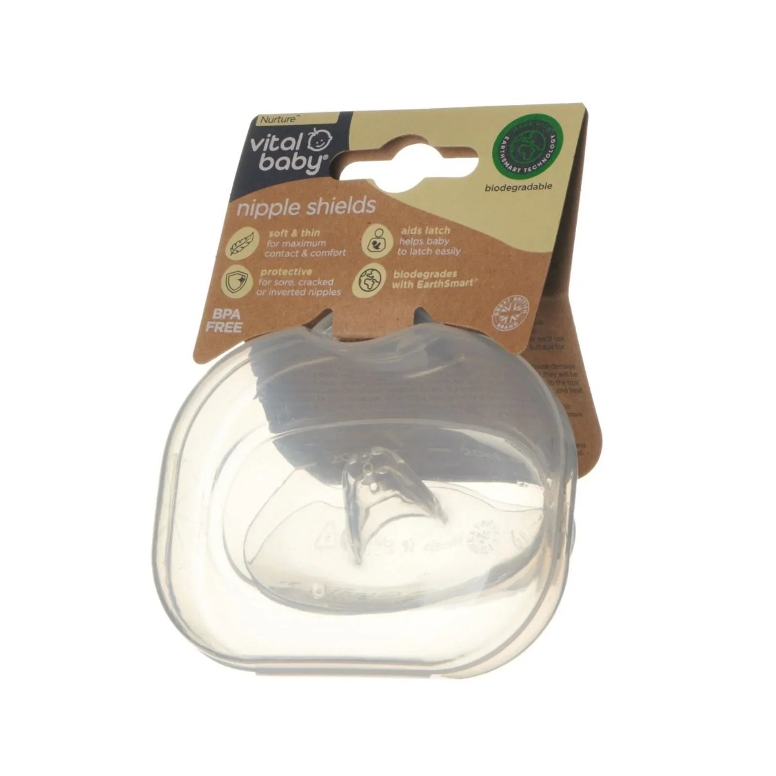 Vital Baby Nurture Protect & Care Nipple Shields 2 pcs - mezetto ebebek ebebek