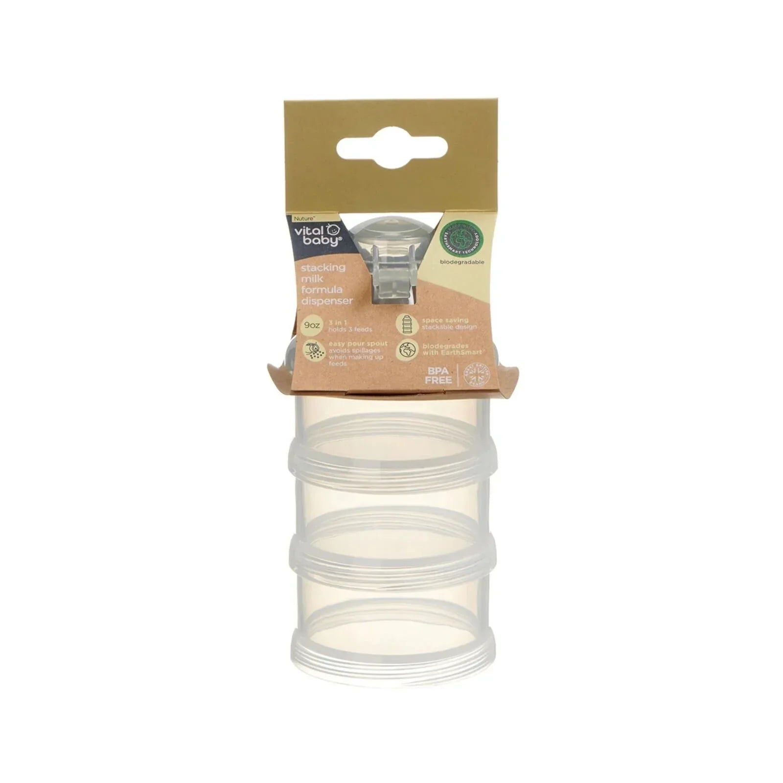 Vital Baby Nurture Stacking Milk Formula Dispenser - mezetto ebebek ebebek