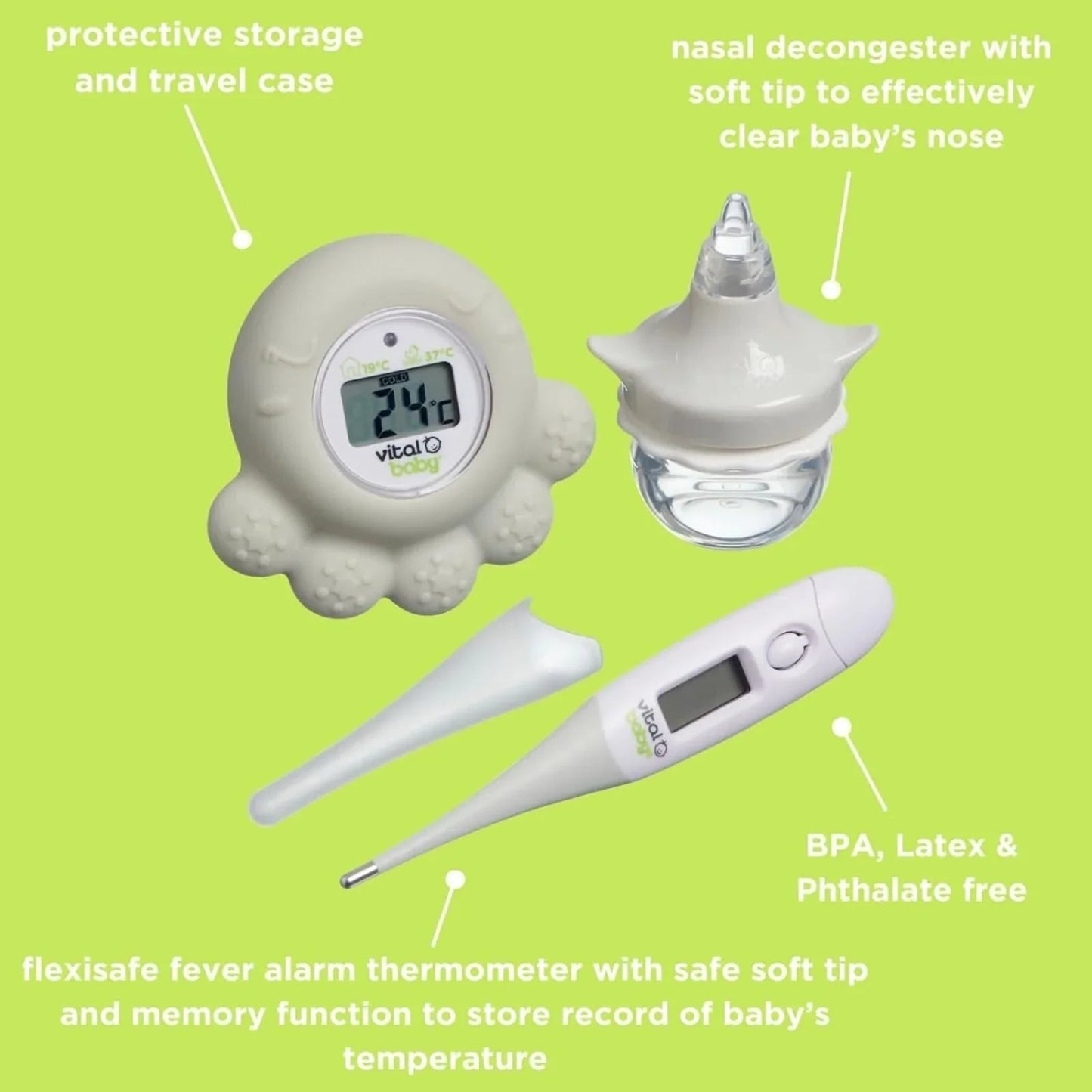Vital Baby PROTECT Healthcare Kit Assorted - mezetto ebebek ebebek