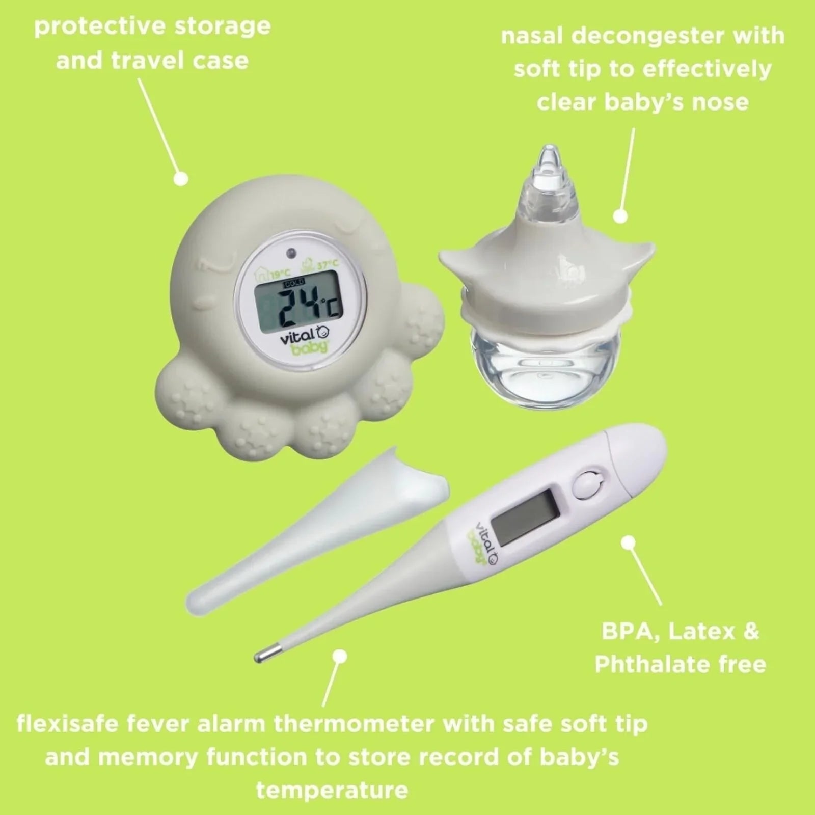 Vital Baby PROTECT Healthcare Kit Assorted - mezetto ebebek ebebek