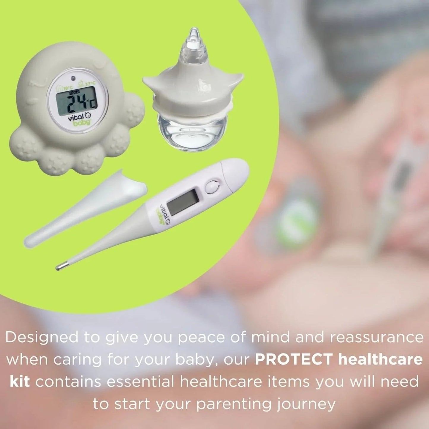 Vital Baby PROTECT Healthcare Kit Assorted - mezetto ebebek ebebek