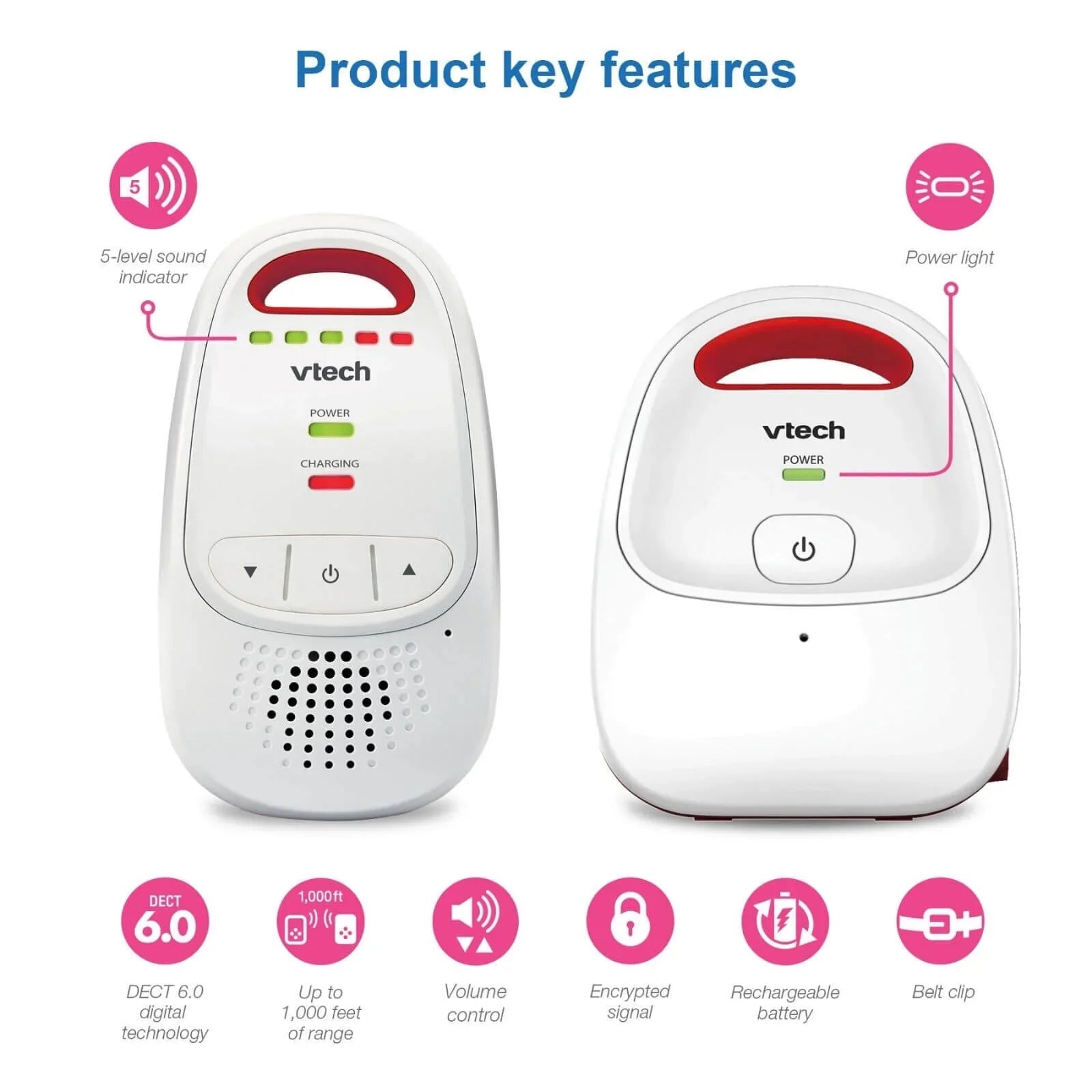 VTech - BM1000 Digital Audio Baby Monitor - mezetto ebebek ebebek