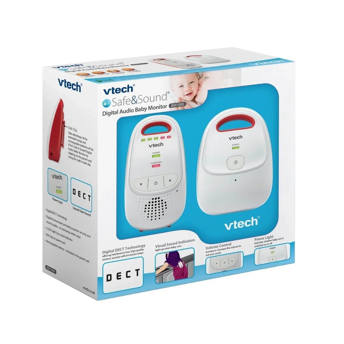 VTech - BM1000 Digital Audio Baby Monitor - mezetto ebebek ebebek