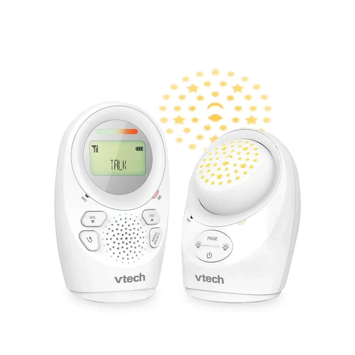 Vtech Digital Audio Monitor with Night Light & Projection - mezetto ebebek ebebek