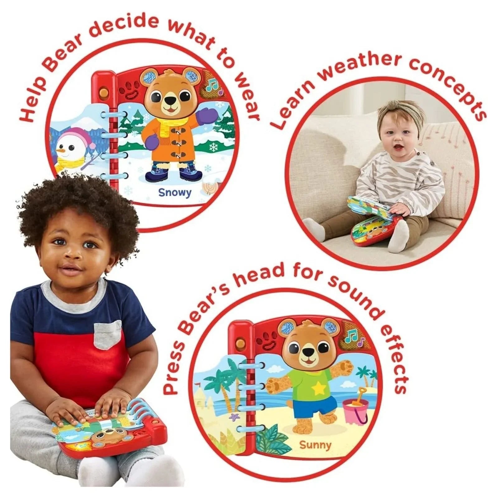 VTech Four Seasons Dress - Up Book - mezetto ebebek ebebek