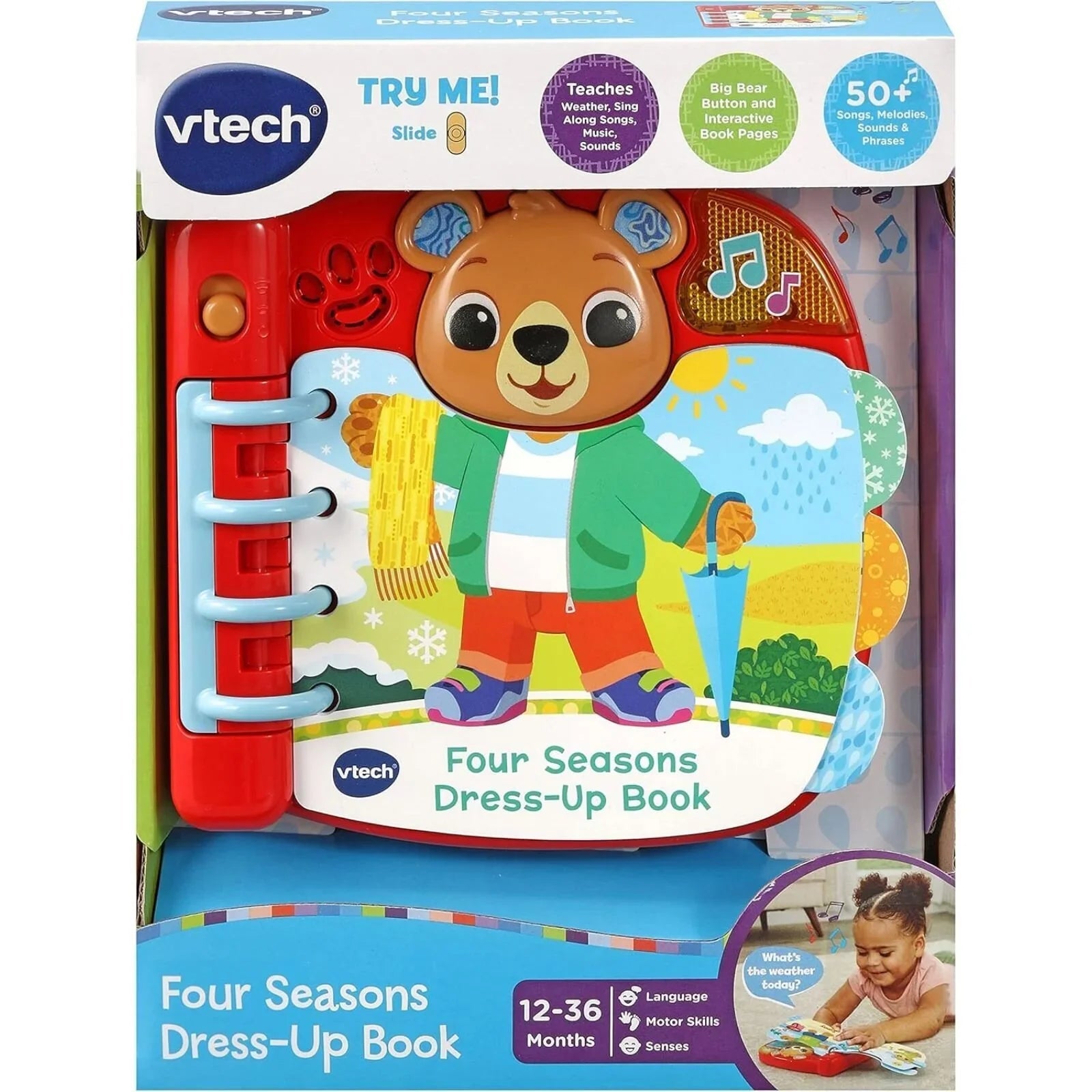 VTech Four Seasons Dress - Up Book - mezetto ebebek ebebek