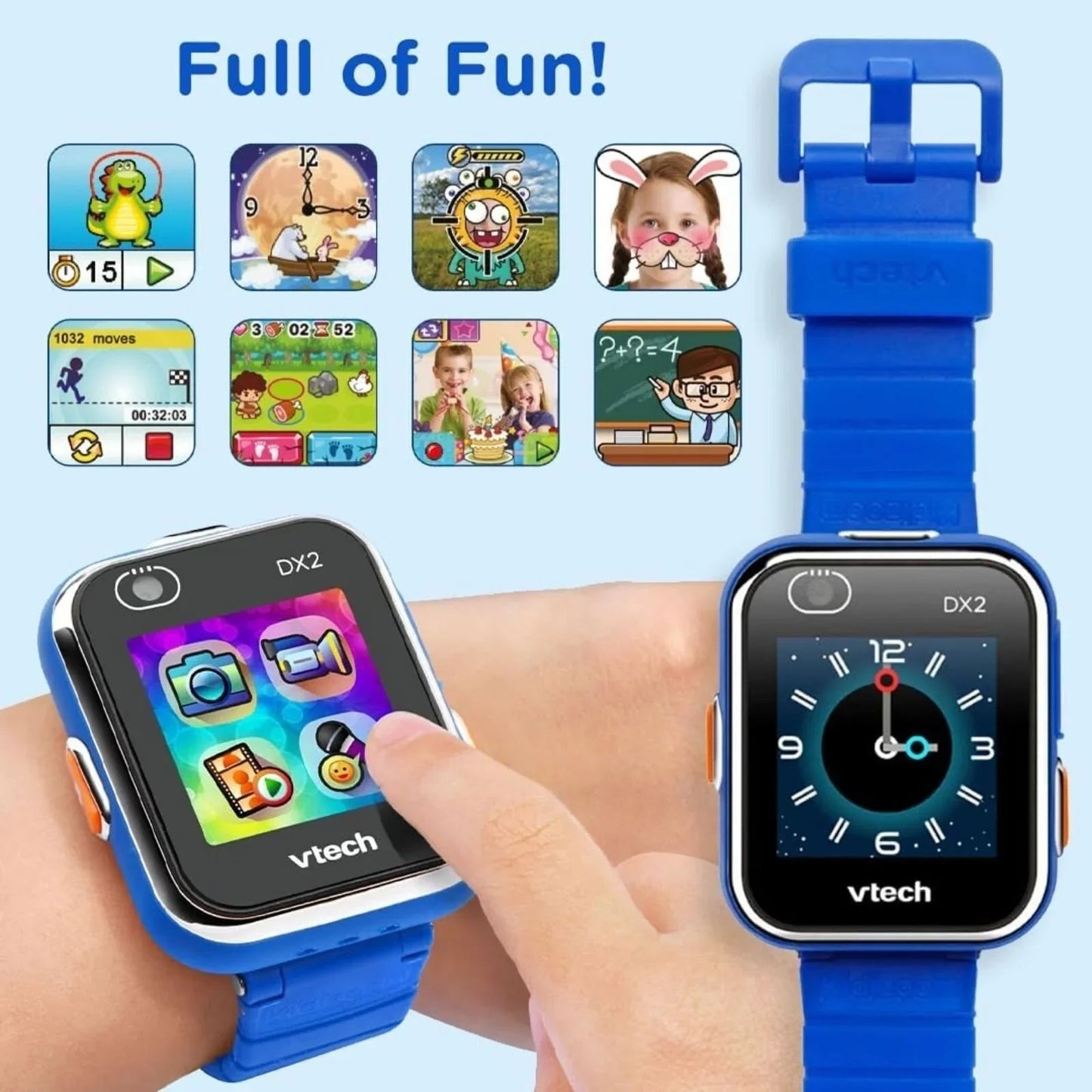 VTech Kidizoom SmartWatch DX2 - Blue - mezetto ebebek ebebek
