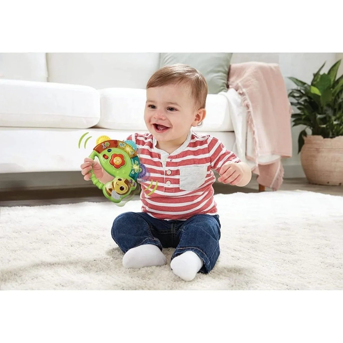 VTech Shaking Sounds Tambourine - mezetto ebebek ebebek