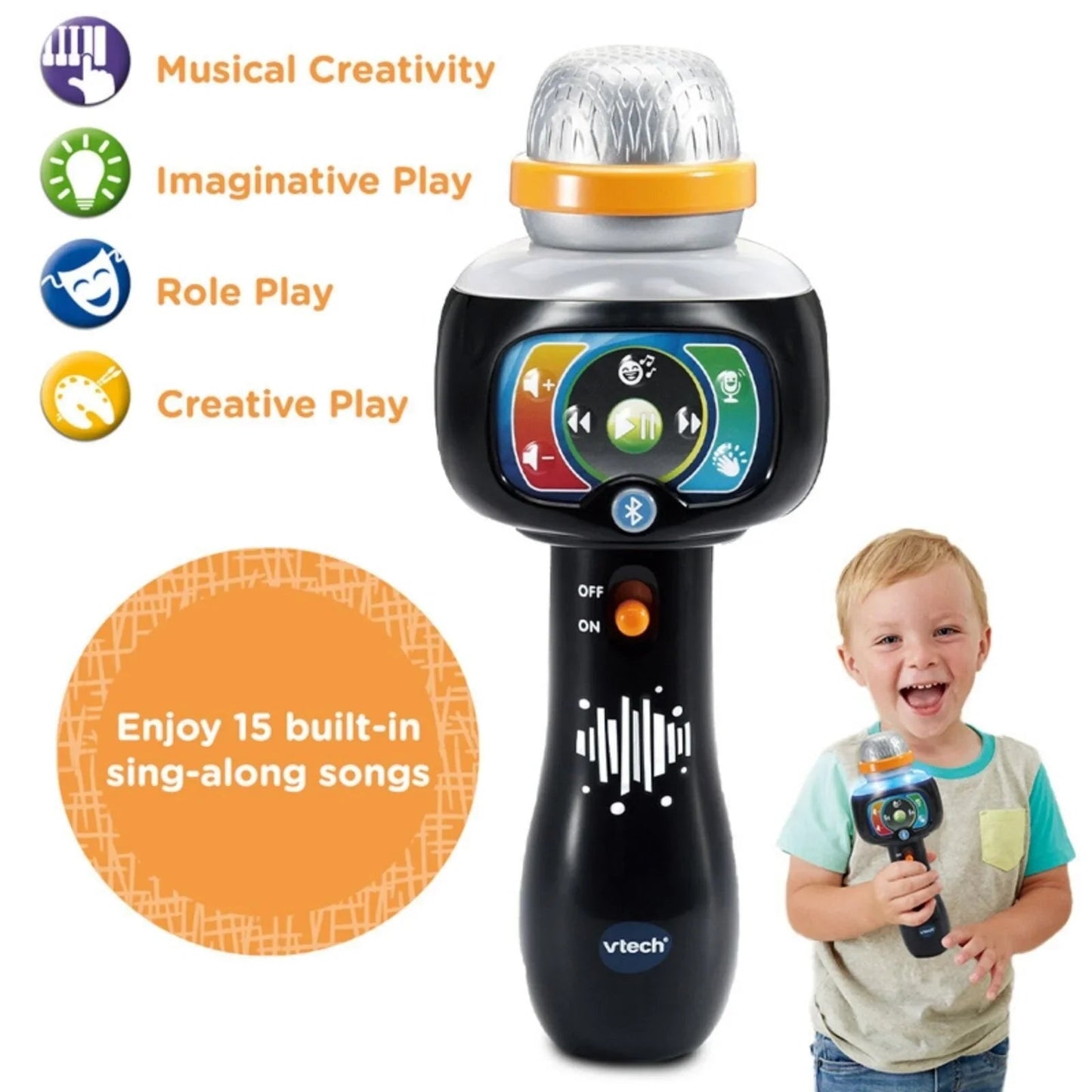 Vtech Singing Sounds Microphone - mezetto ebebek ebebek