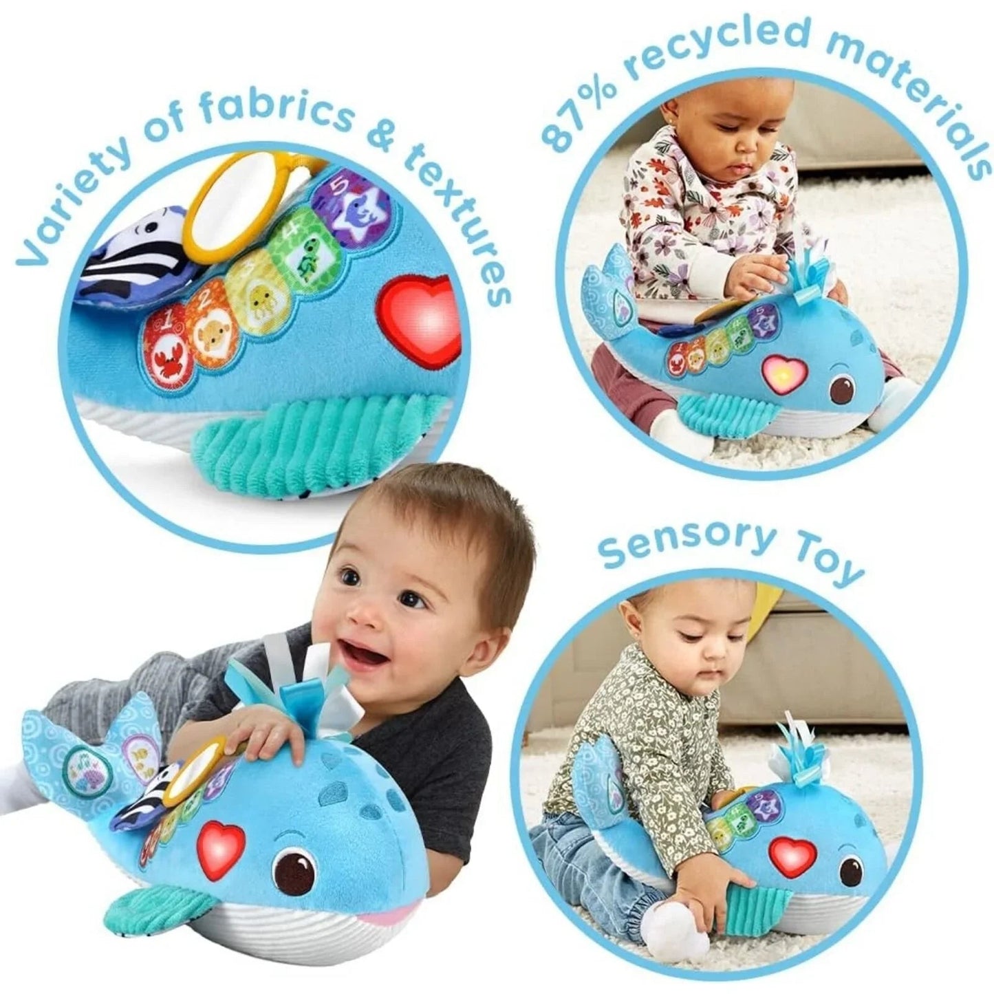 VTech Snuggly Sounds Whale - mezetto ebebek ebebek