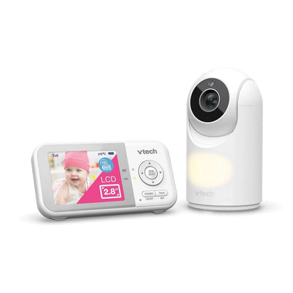 VTech - VM3263 2.8" Pan & Tilt Video Monitor with Night Light - mezetto ebebek ebebek