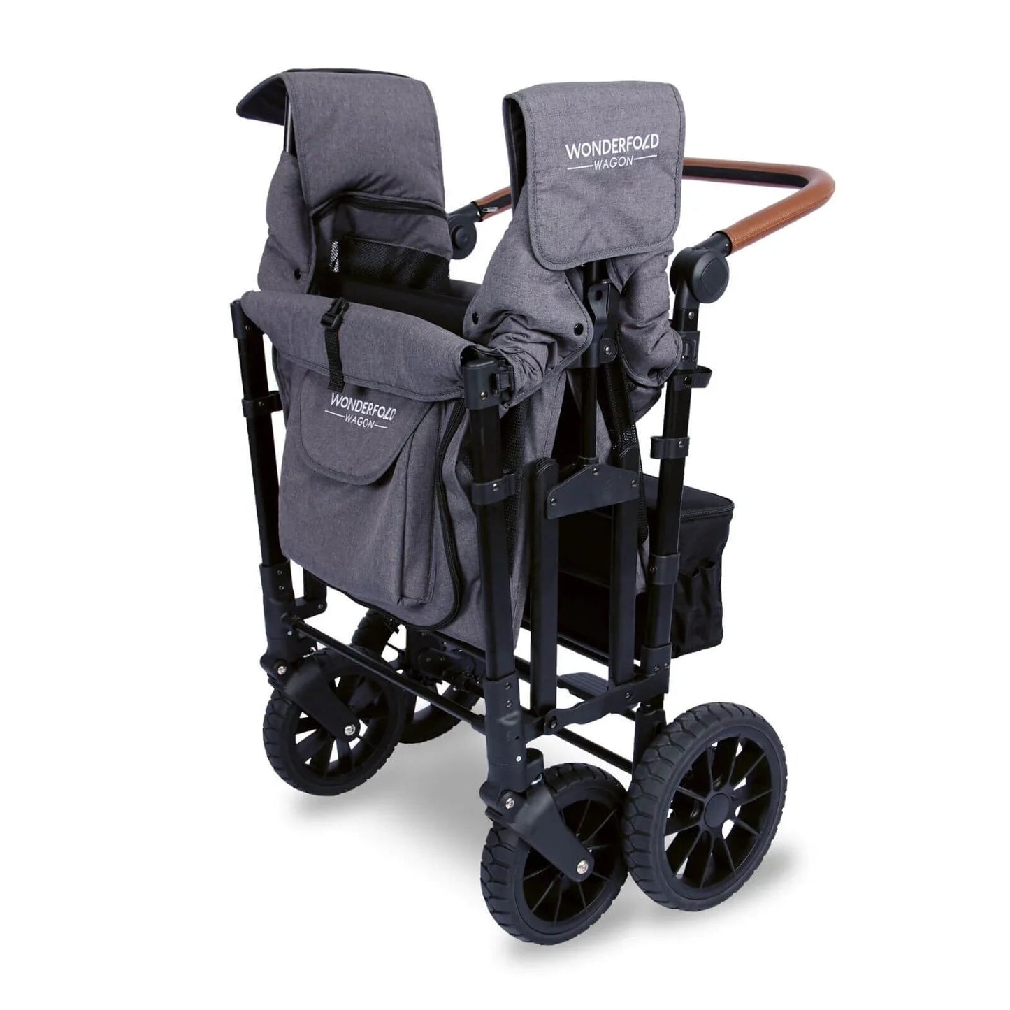 W4 Luxe Quad Stroller Wagon - Charcoal Grey - mezetto ebebek ebebek