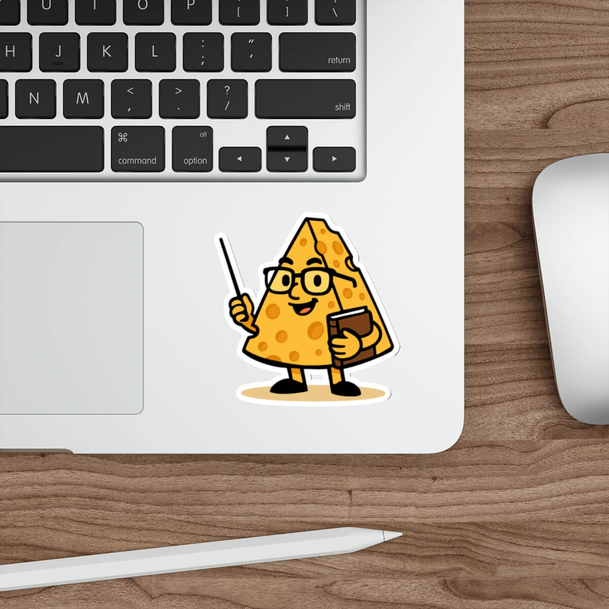 WATERPROOF Cartoon Cheese Teacher Sticker - mezetto KEOLIX KEOLIX
