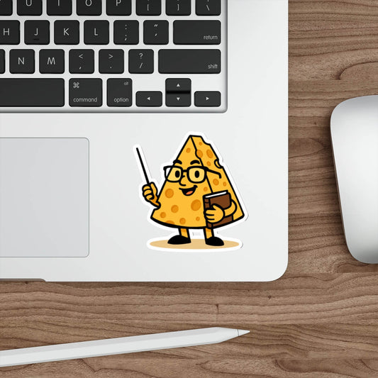 WATERPROOF Cartoon Cheese Teacher Sticker - mezetto KEOLIX KEOLIX