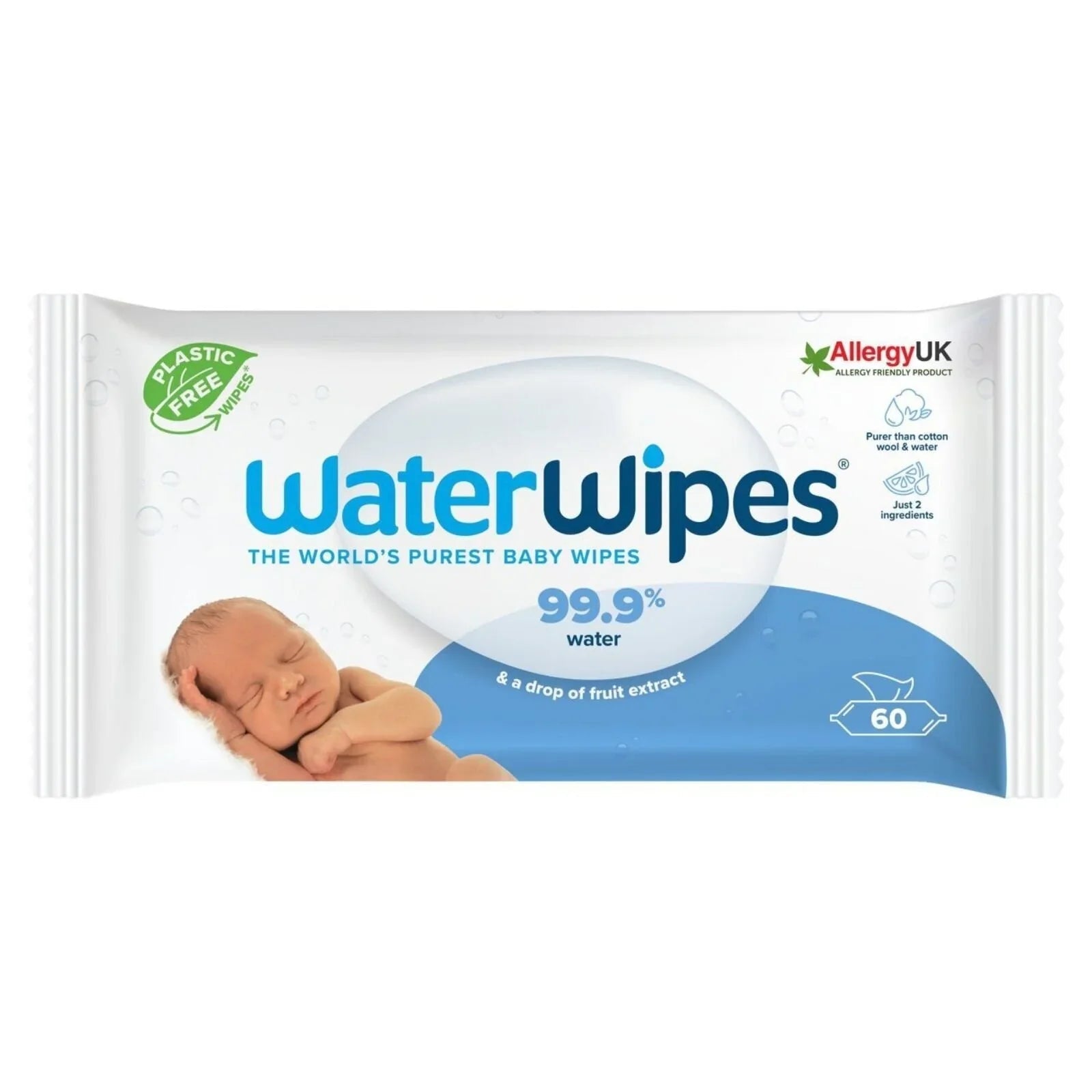 WaterWipes Sensitive Baby Wipes 6x60 pcs - mezetto ebebek ebebek