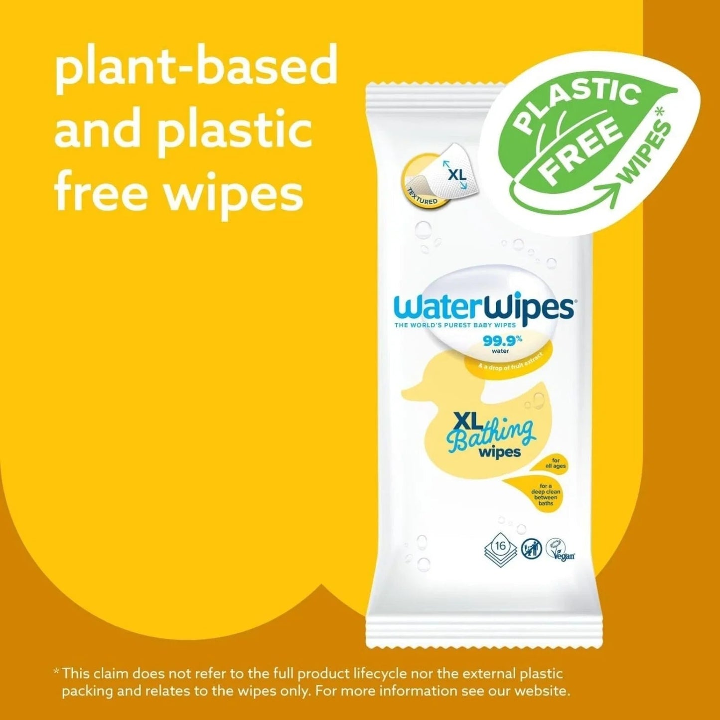 WaterWipes XL Bathing Wipes 16 pcs - mezetto ebebek ebebek
