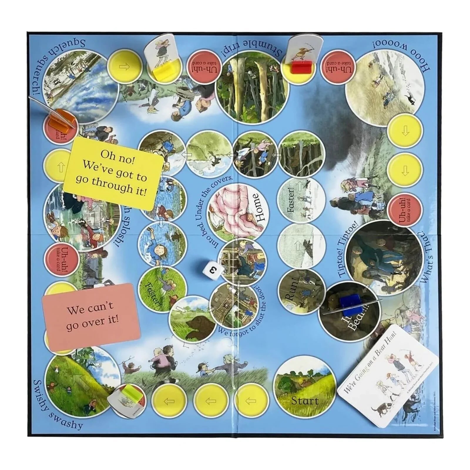 We're Going on a Bear Hunt Board Game - mezetto ebebek ebebek