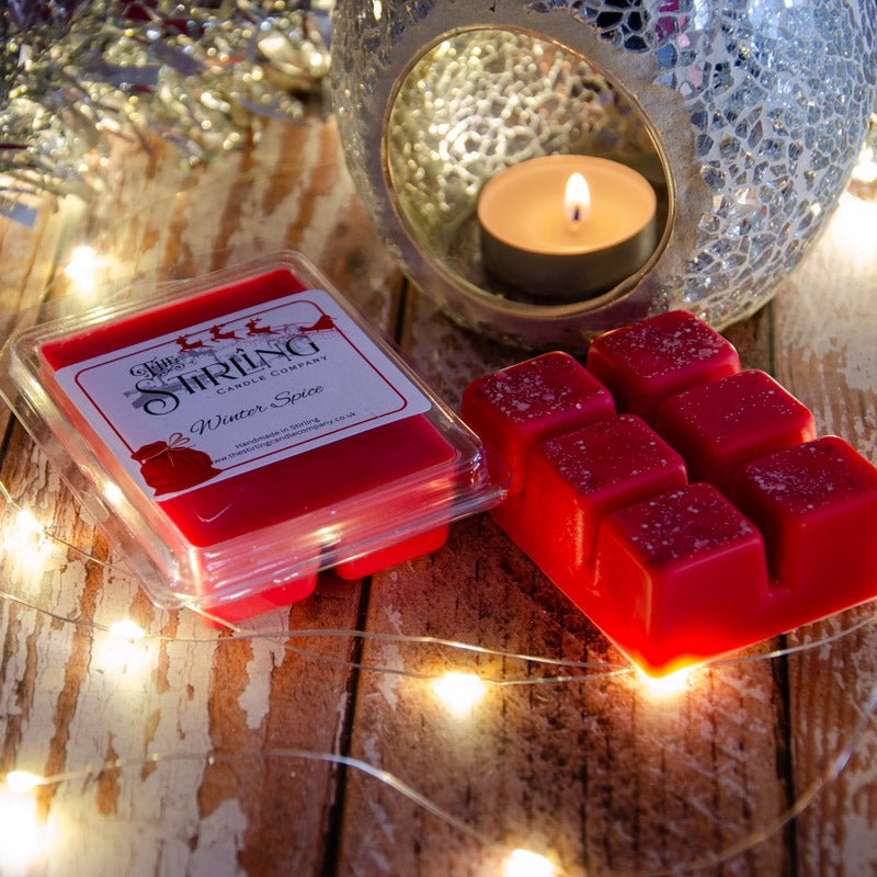 Winter Spice - Wax Melt Clamshell - mezetto Shopify Collective The Stirling Candle Company