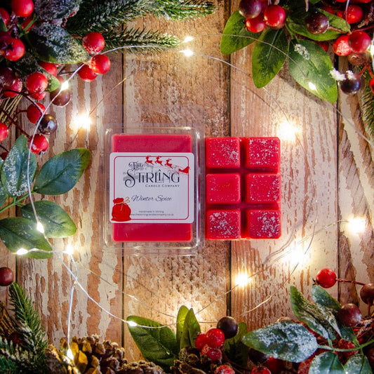 Winter Spice - Wax Melt Clamshell - mezetto Shopify Collective The Stirling Candle Company